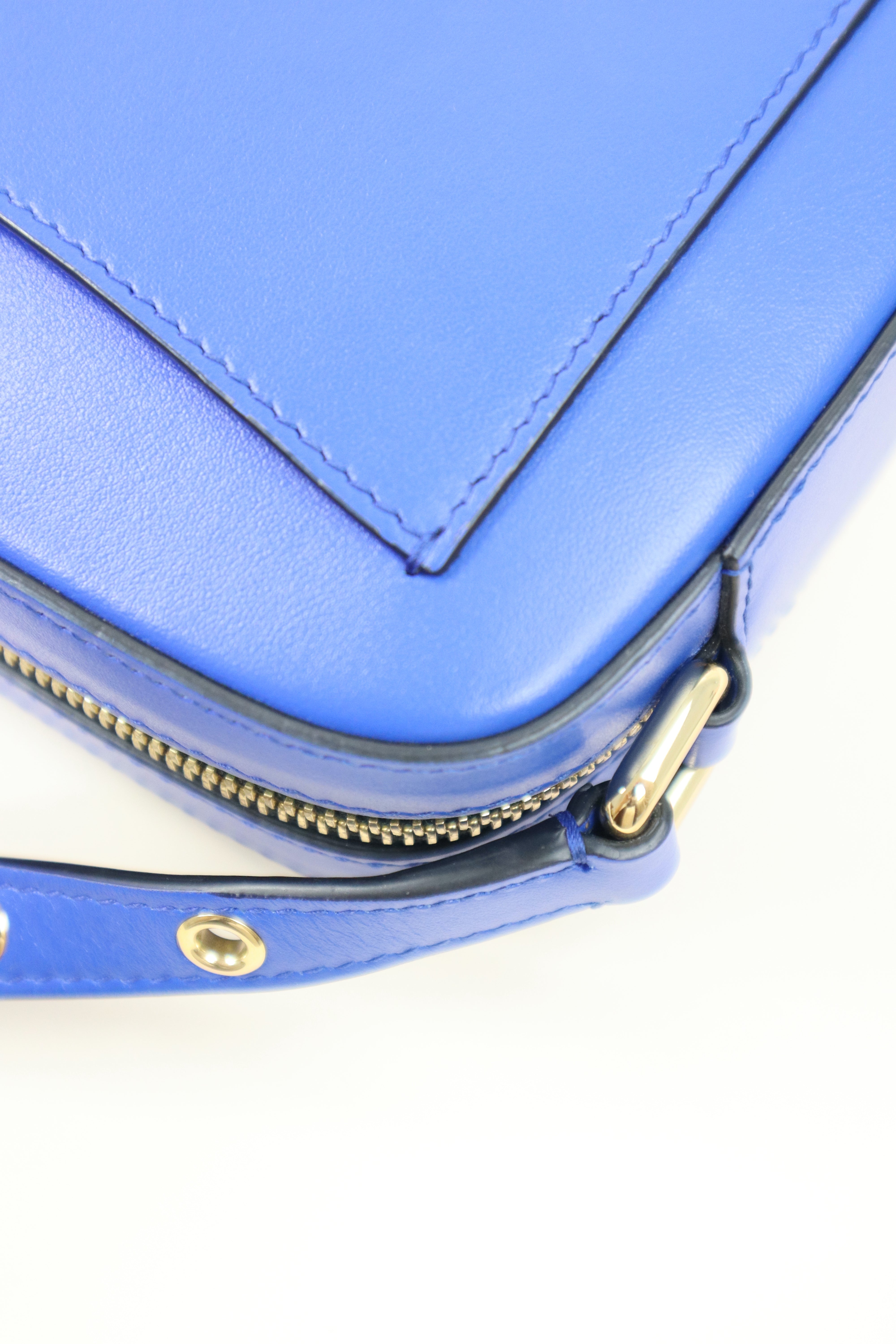 Dolce & Gabbana Blue D&G Logo Camera 3.5 Crossbody Bag