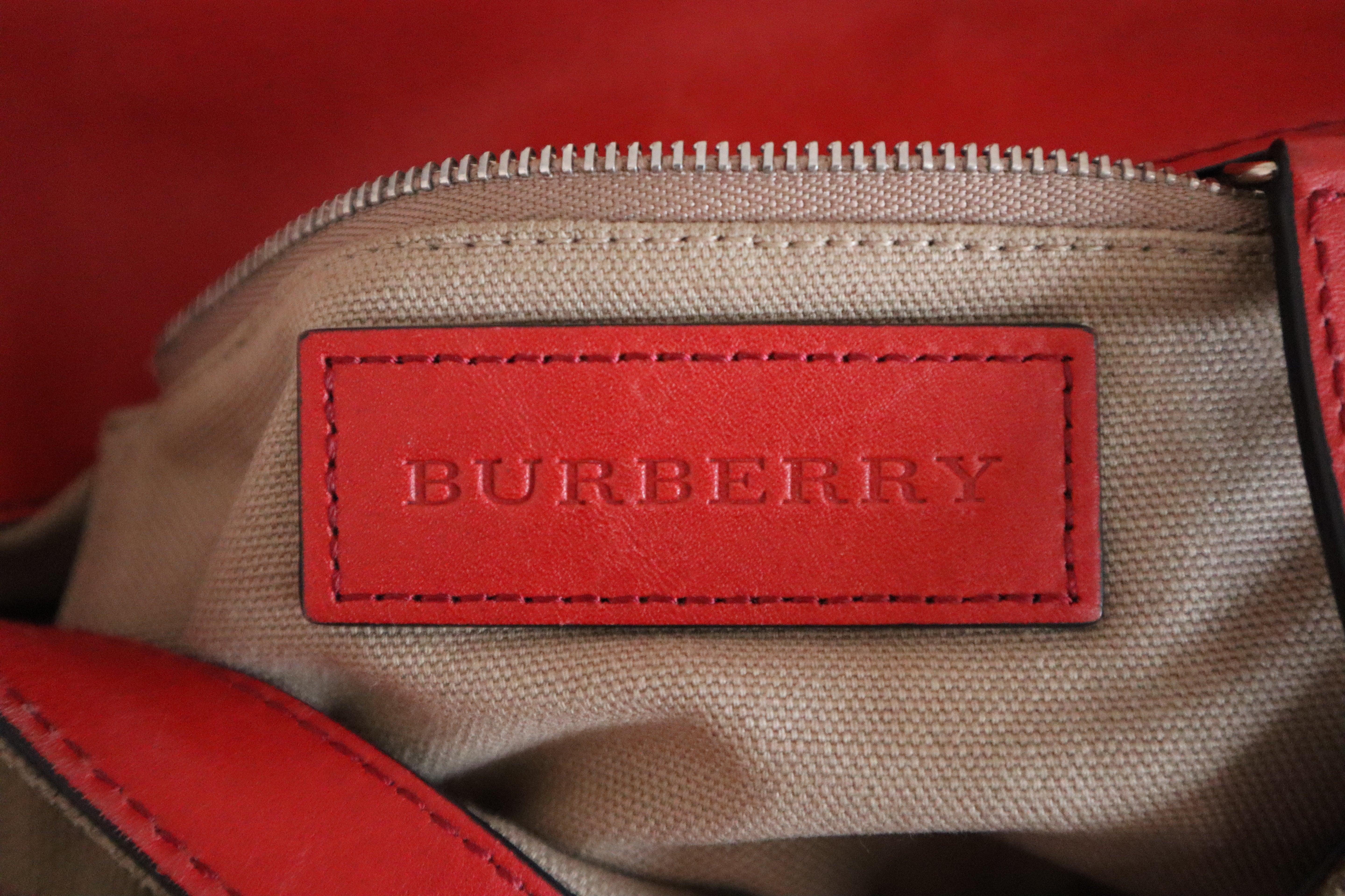 Burberry Red House Check Henham Crossbody Bag