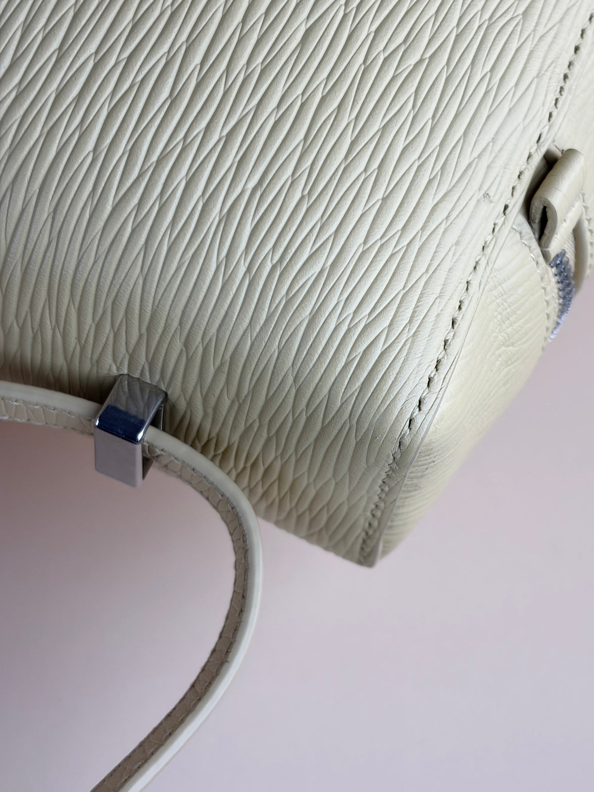 Loro Piana cream calfskin extra L 27 shoulder bag