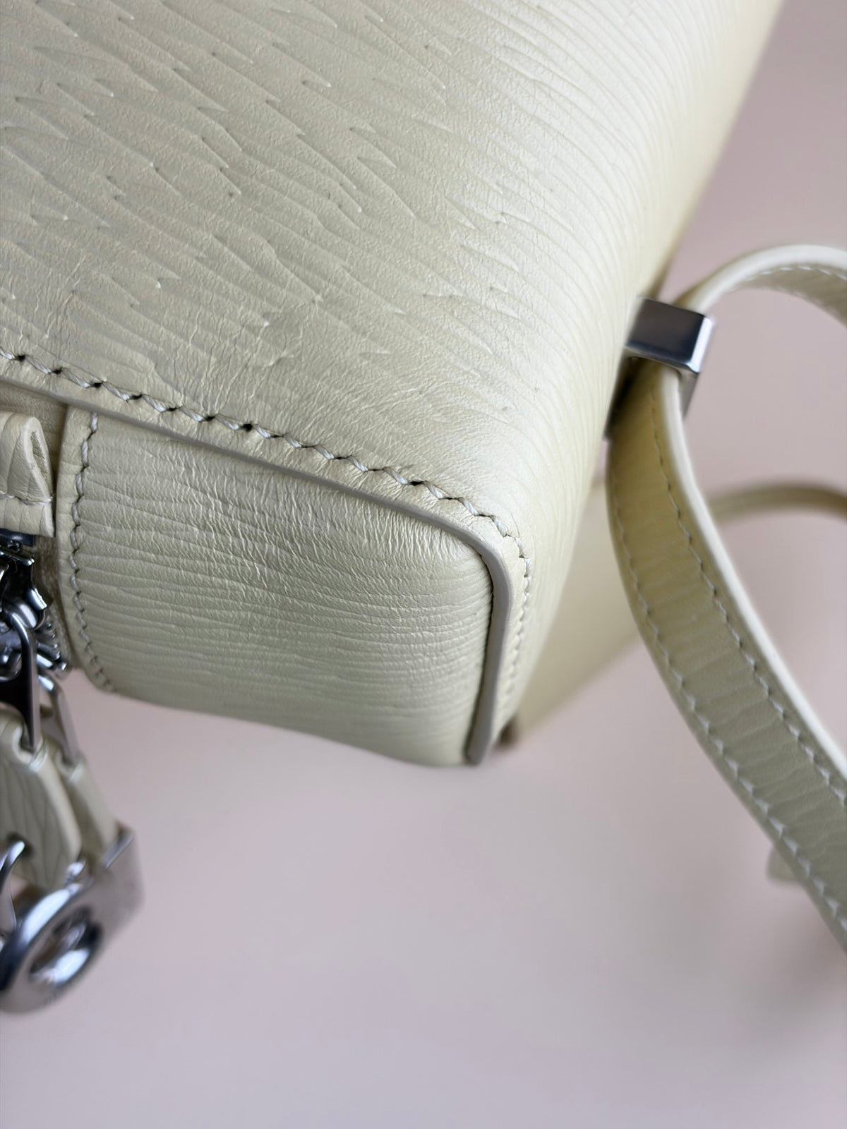 Loro Piana cream calfskin extra L 27 shoulder bag