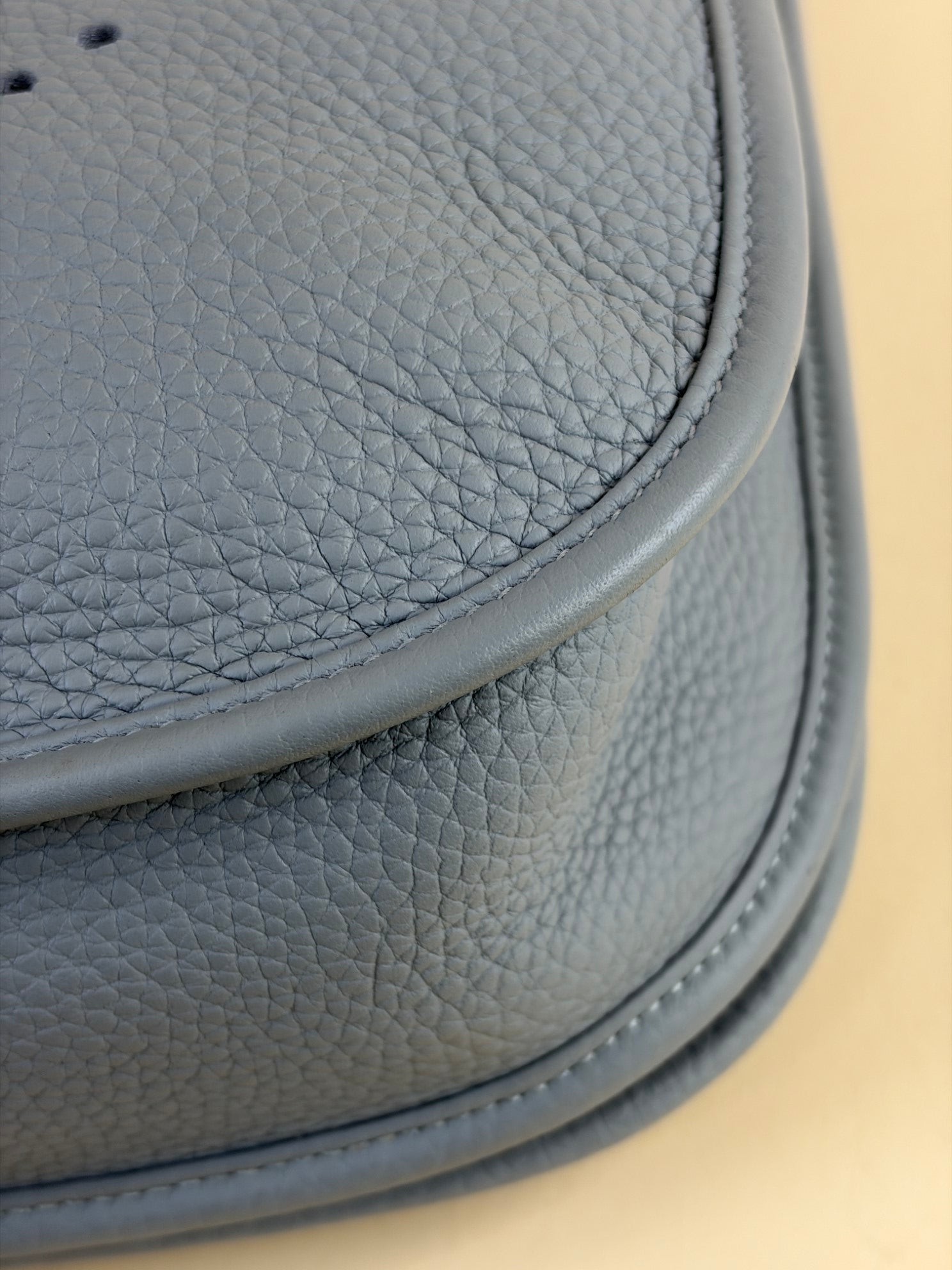 Hermes Gris Pantin Evelyne 29 Bag with Strap