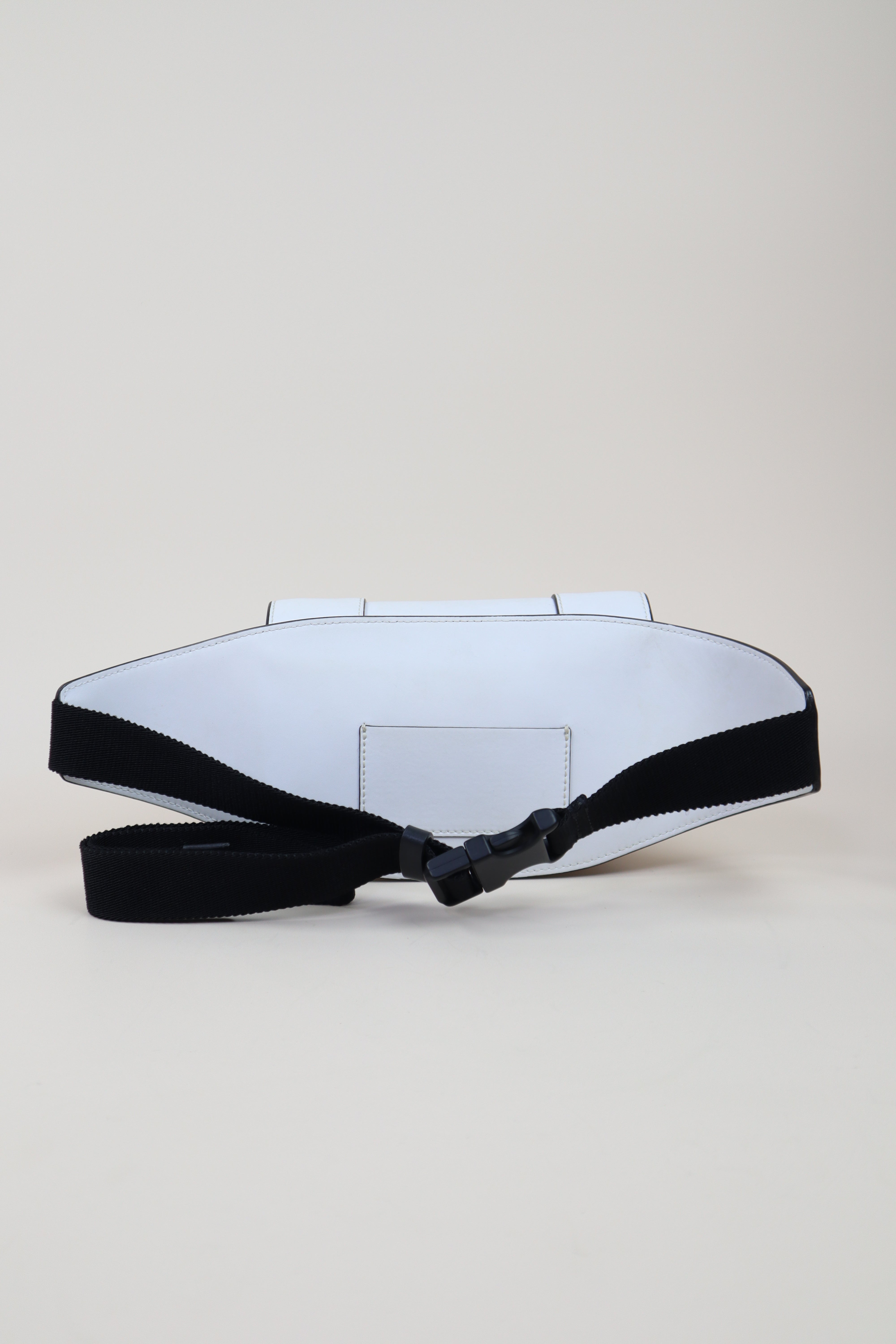Valentino White Super V Logo Belt Bag
