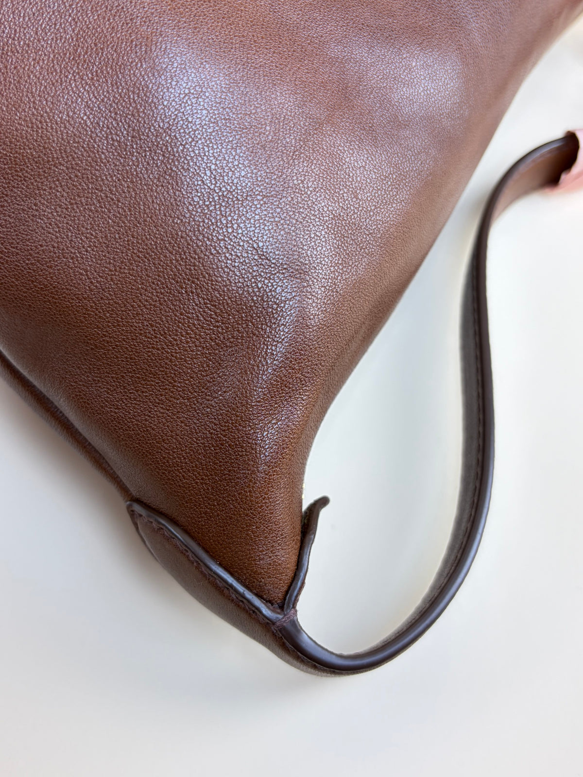 Miu Miu brown nappa leather spirit small hobo bag