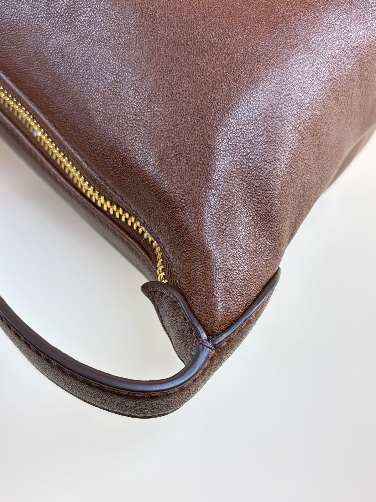 Miu Miu brown nappa leather spirit small hobo bag