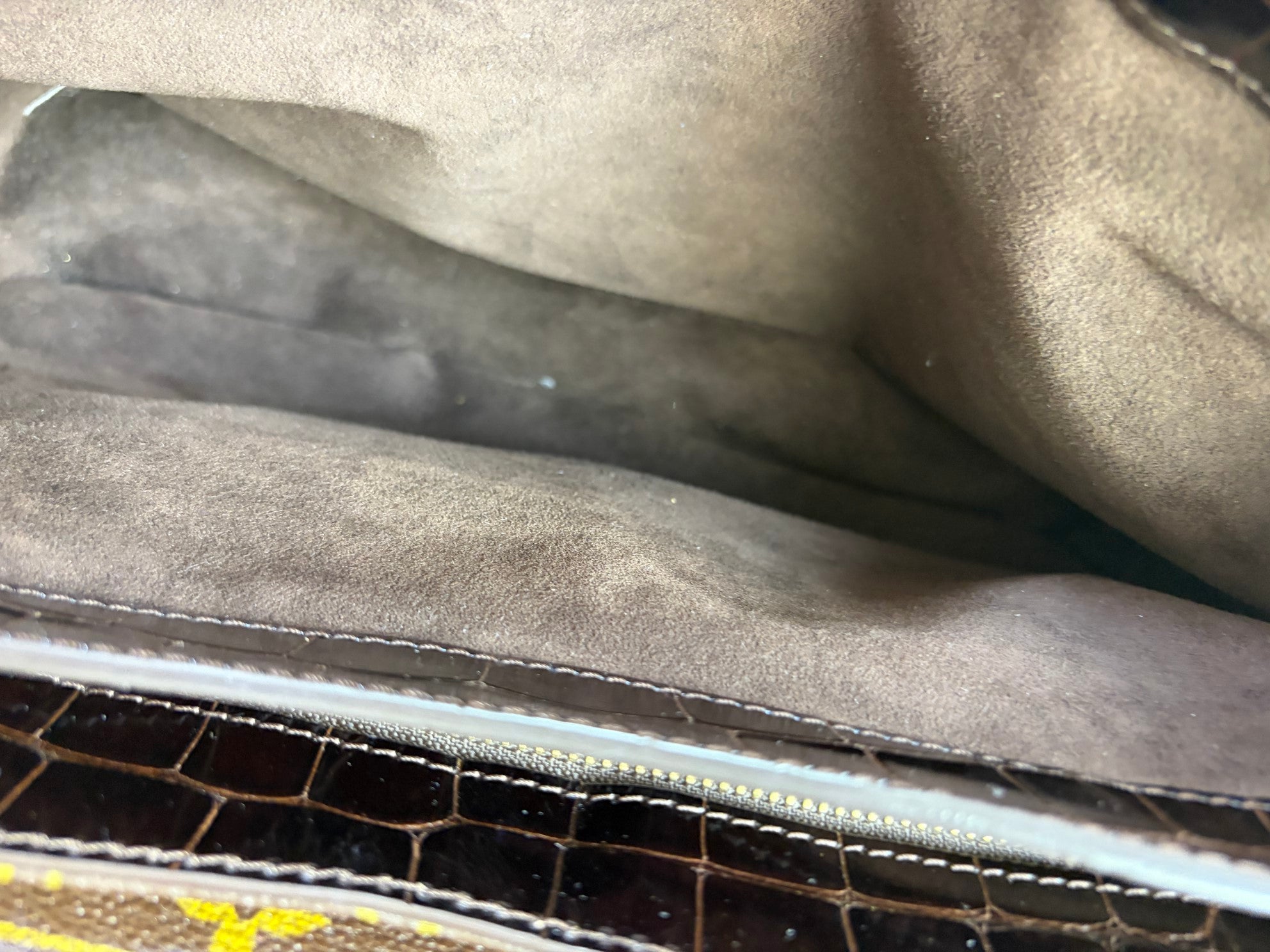 Louis Vuitton Monogram Issime Alligator and Python Bowling Limited Edition Tote Bag