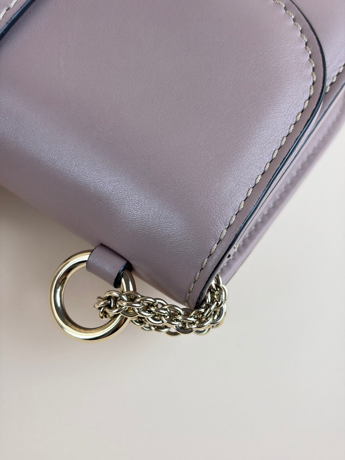 Valentino Poudre pink leather Glam Lock Small Shoulder Bag