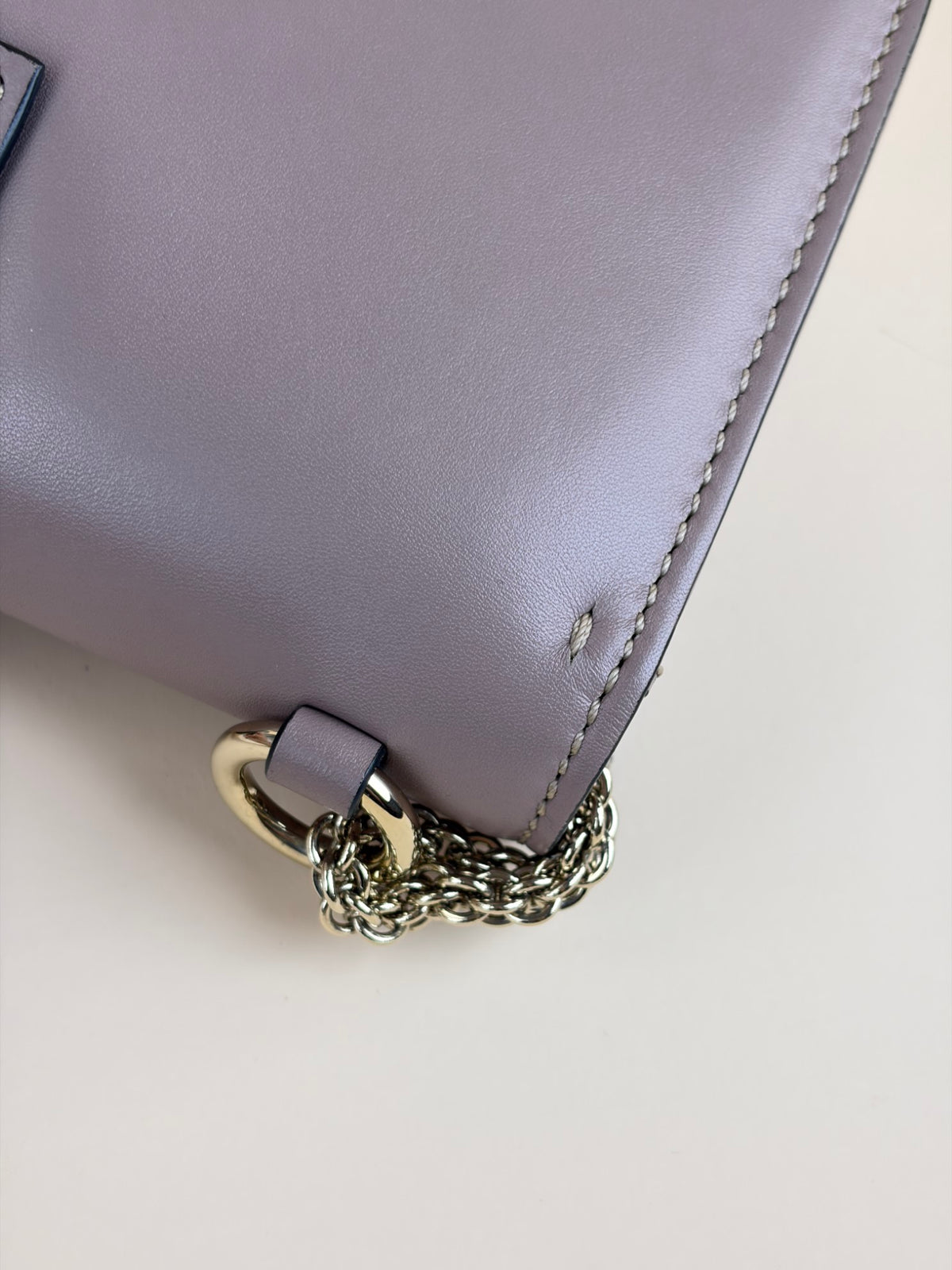 Valentino Poudre pink leather Glam Lock Small Shoulder Bag