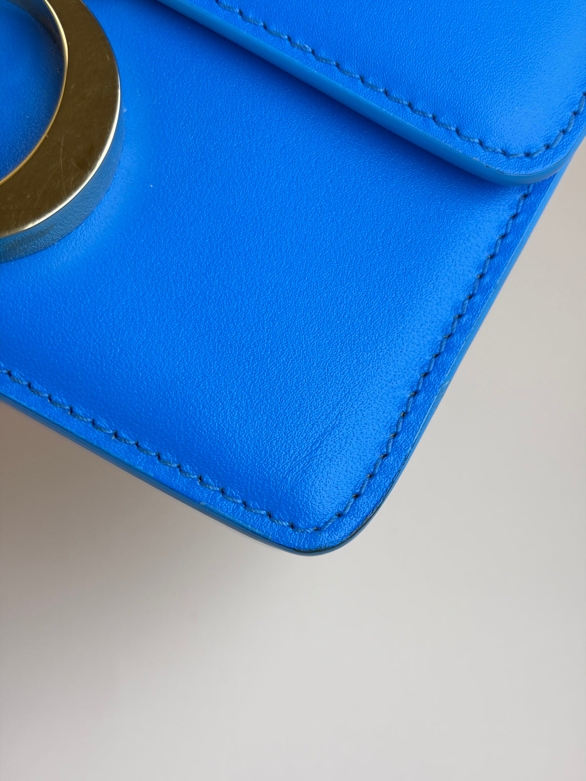 Christian Dior bright blue 30 Montaigne micro bag