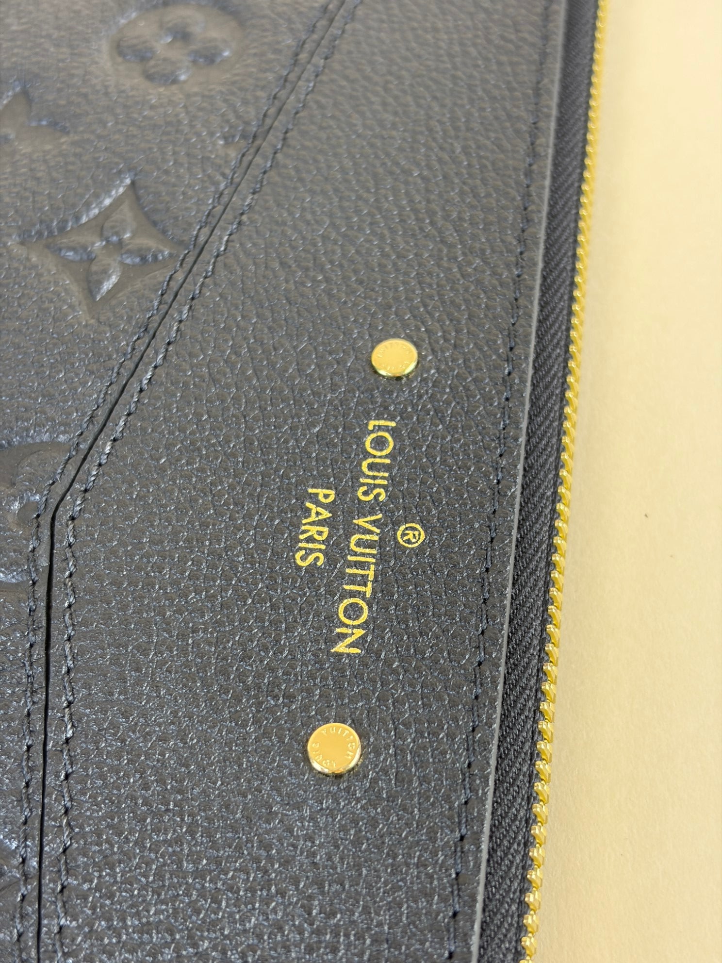 Louis Vuitton Black Monogram Empreinte Daily Pouch