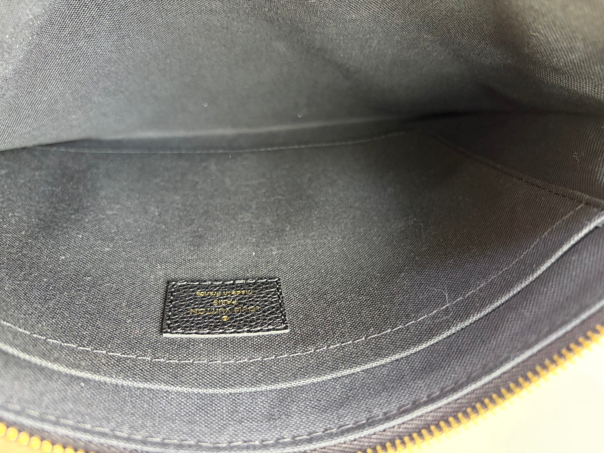 Louis Vuitton Black Monogram Empreinte Daily Pouch