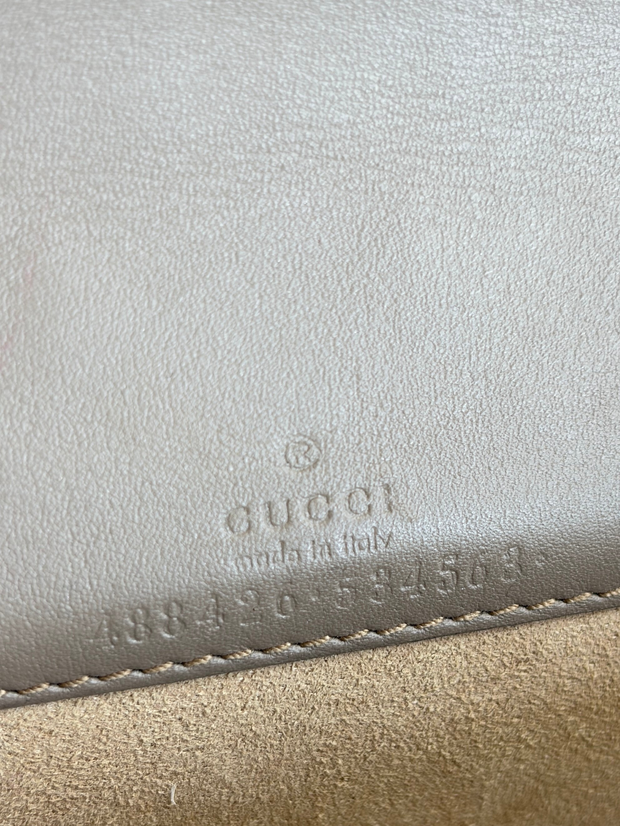 Gucci Nude Matelasse GG Marmont Mini Wallet On Chain