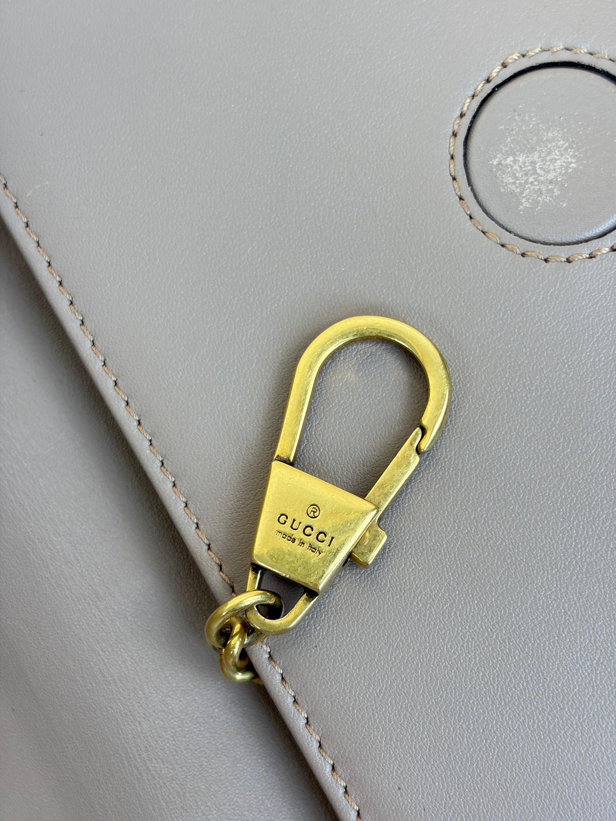 Gucci Nude Matelasse GG Marmont Mini Wallet On Chain