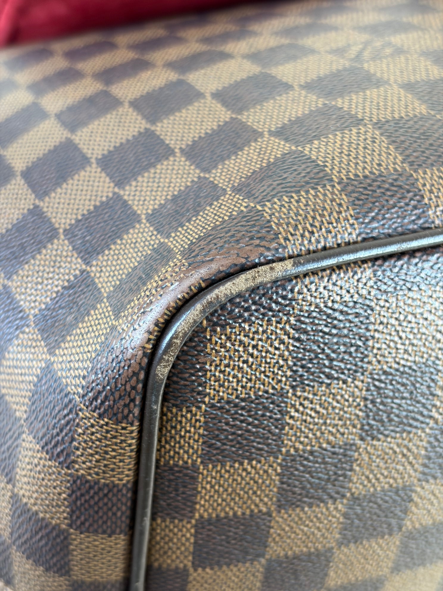 Louis Vuitton Damier Ebene Bergamo GM Bag