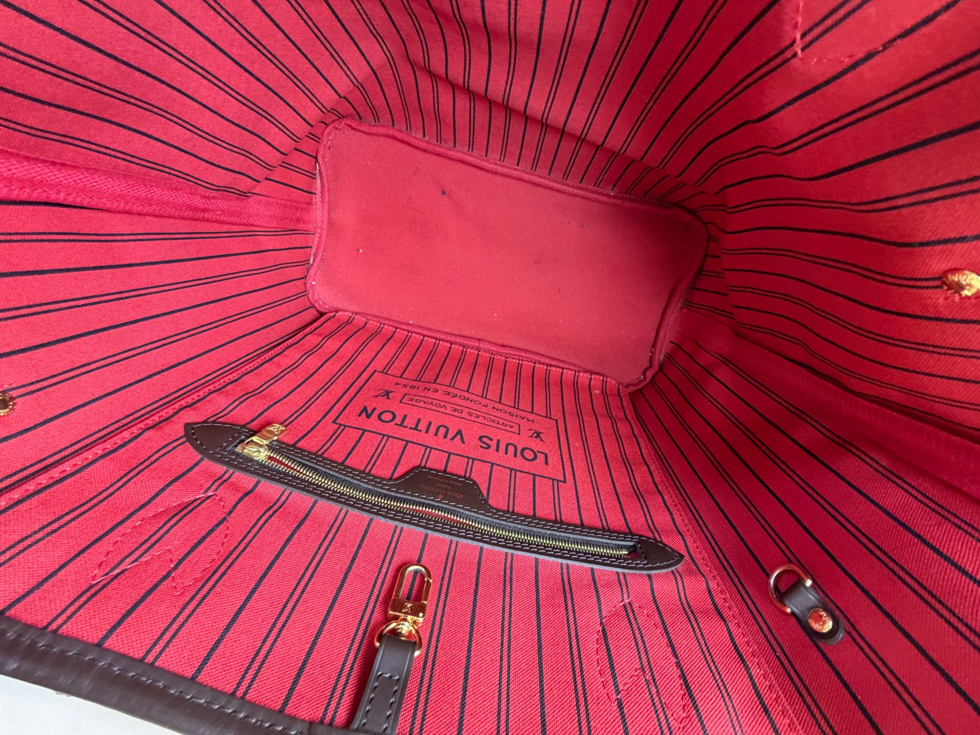 Louis Vuitton mm damier Ebene Never full