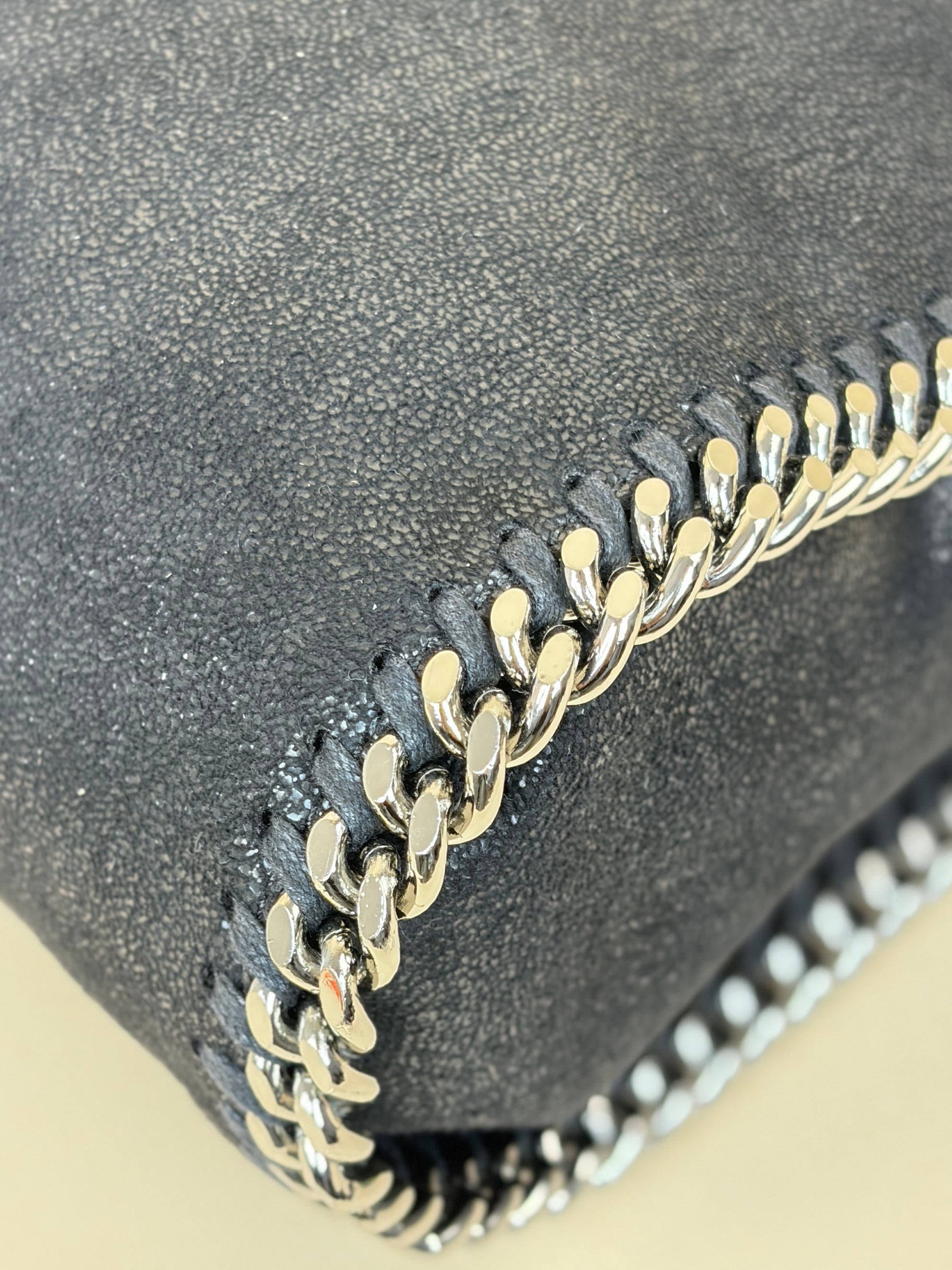 Stella McCartney black Falabella mini tote Bag