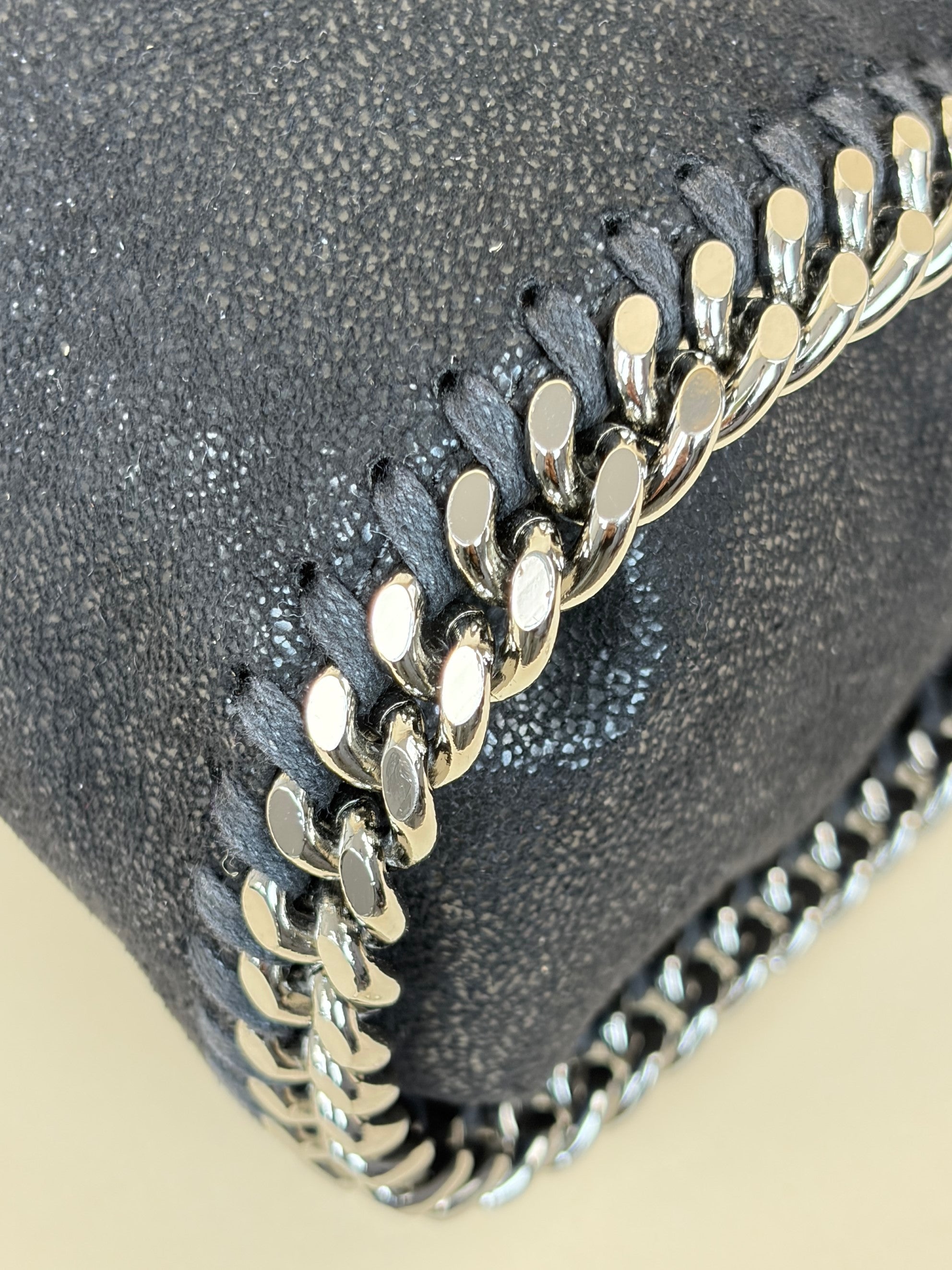 Stella McCartney black Falabella mini tote Bag