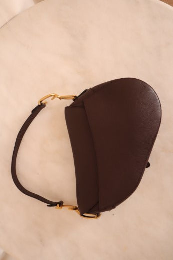 Christian Dior Brown Saddle Medium Bag