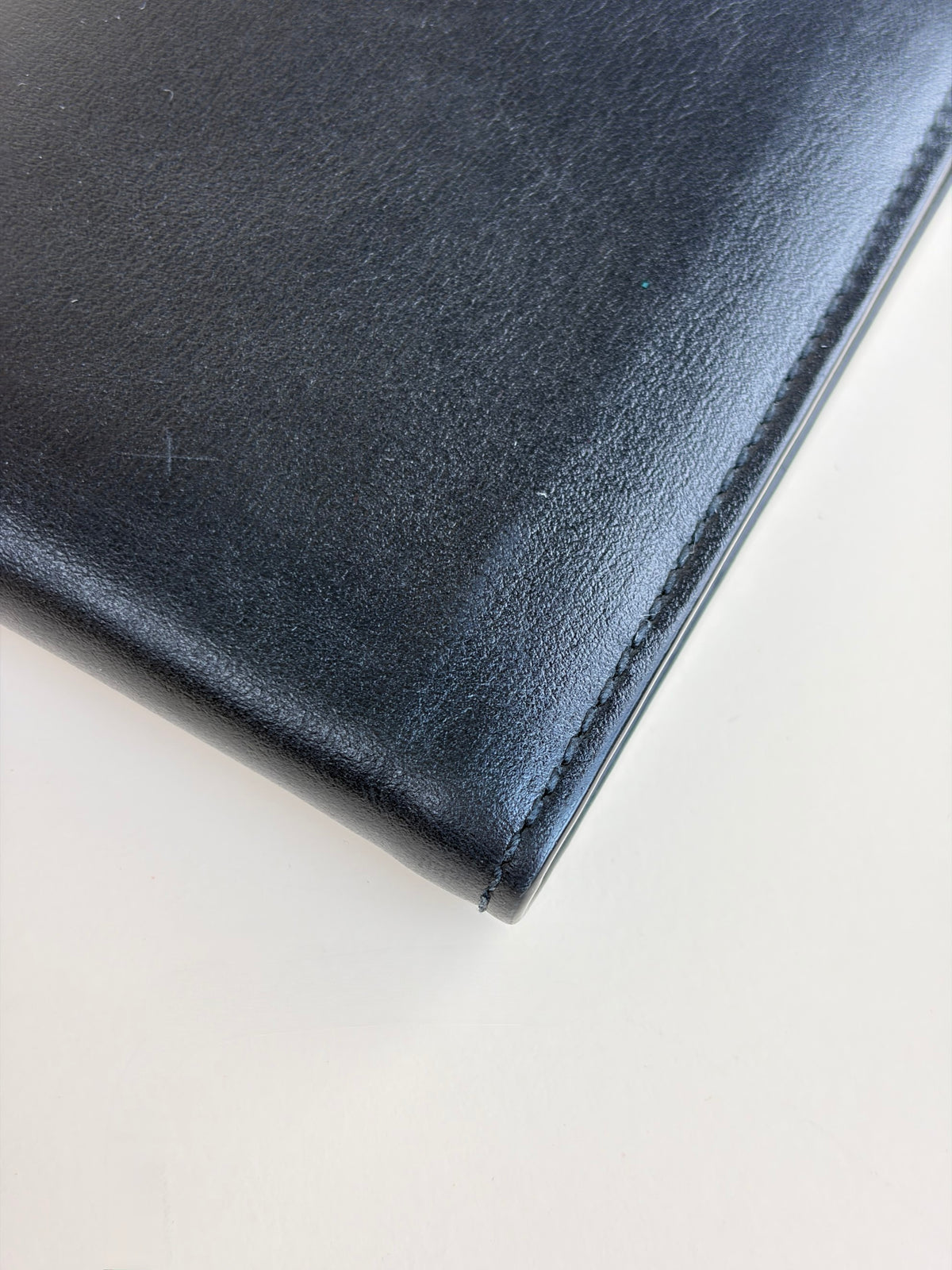 Gucci black leather gg marmont bi fold small wallet