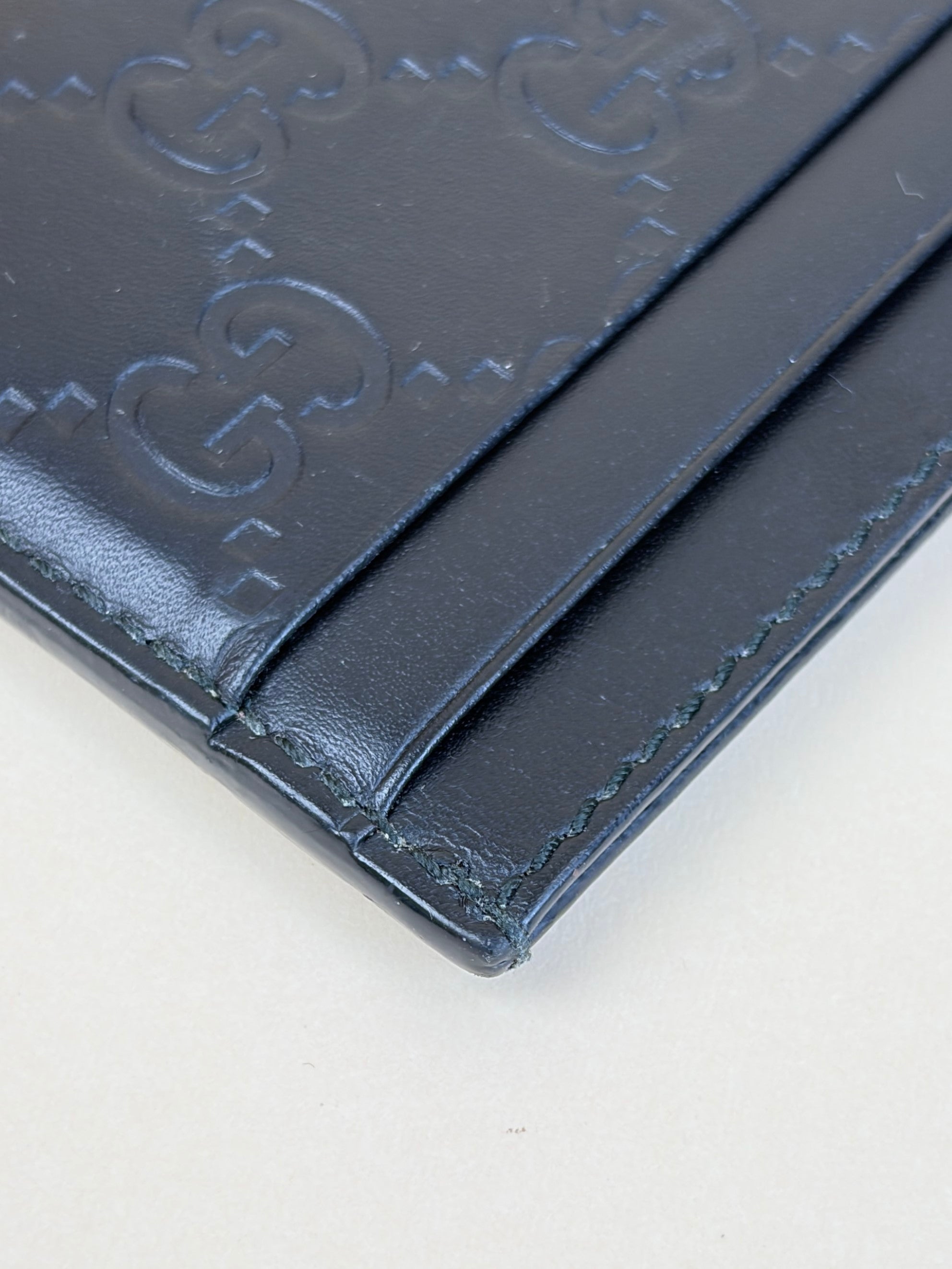 Gucci Black GG Signature Card Holder