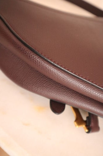 Christian Dior Brown Saddle Medium Bag