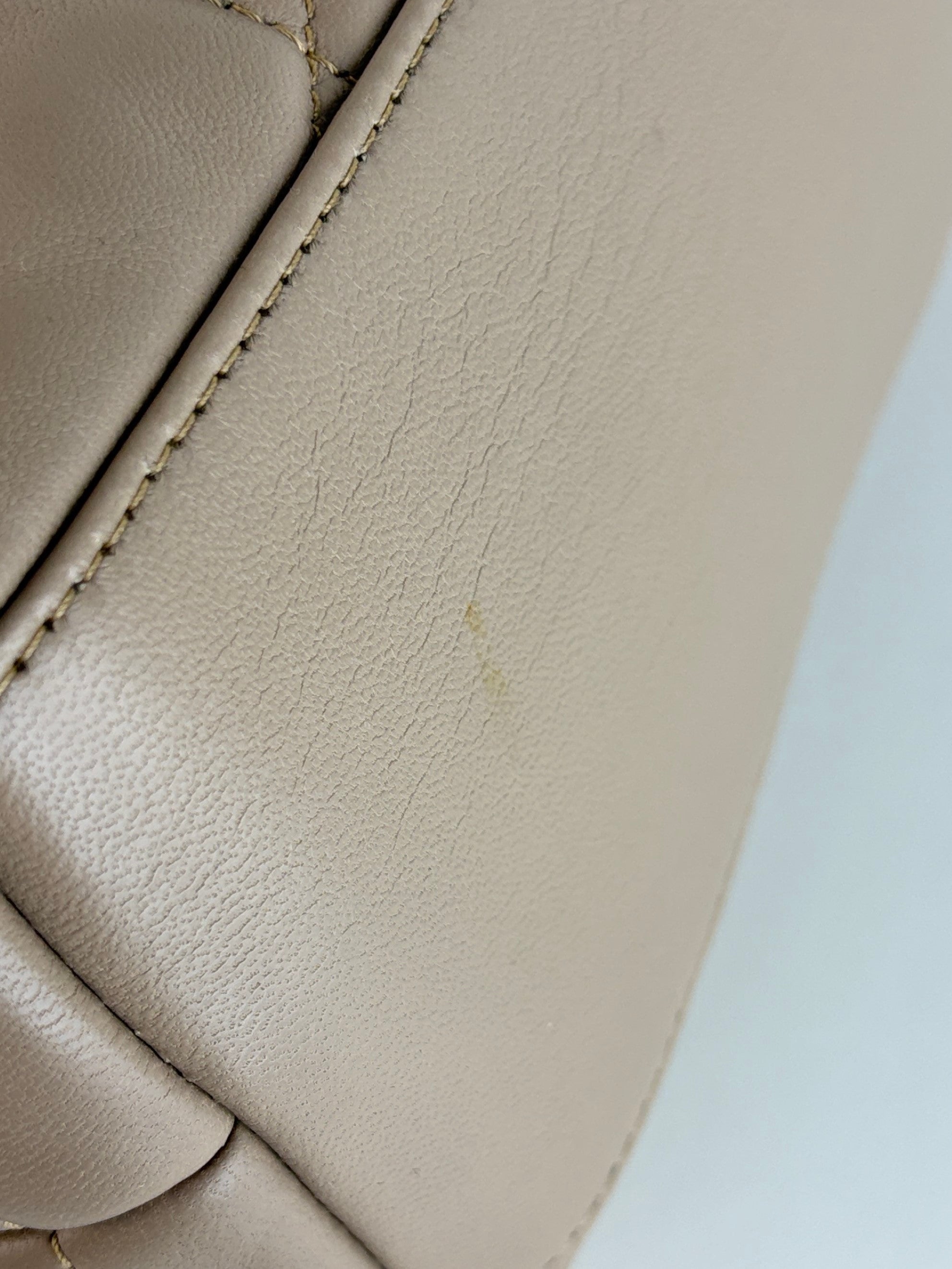 YSL beige Puffer Small in lambskin Shoulder Bag