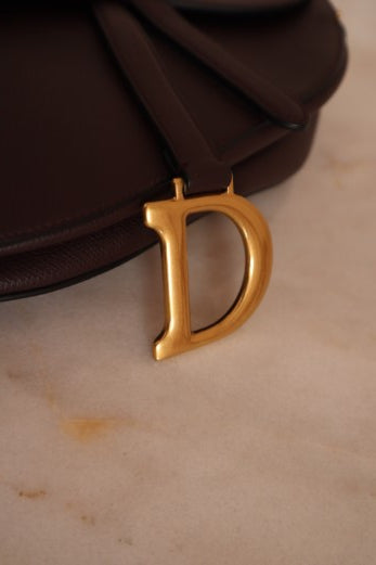 Christian Dior Brown Saddle Medium Bag