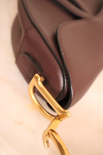 Christian Dior Brown Saddle Medium Bag