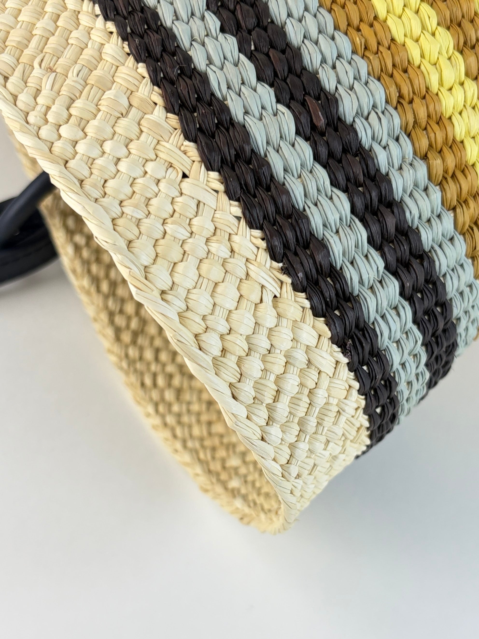Loewe euro medium anagram raffia basket bag
