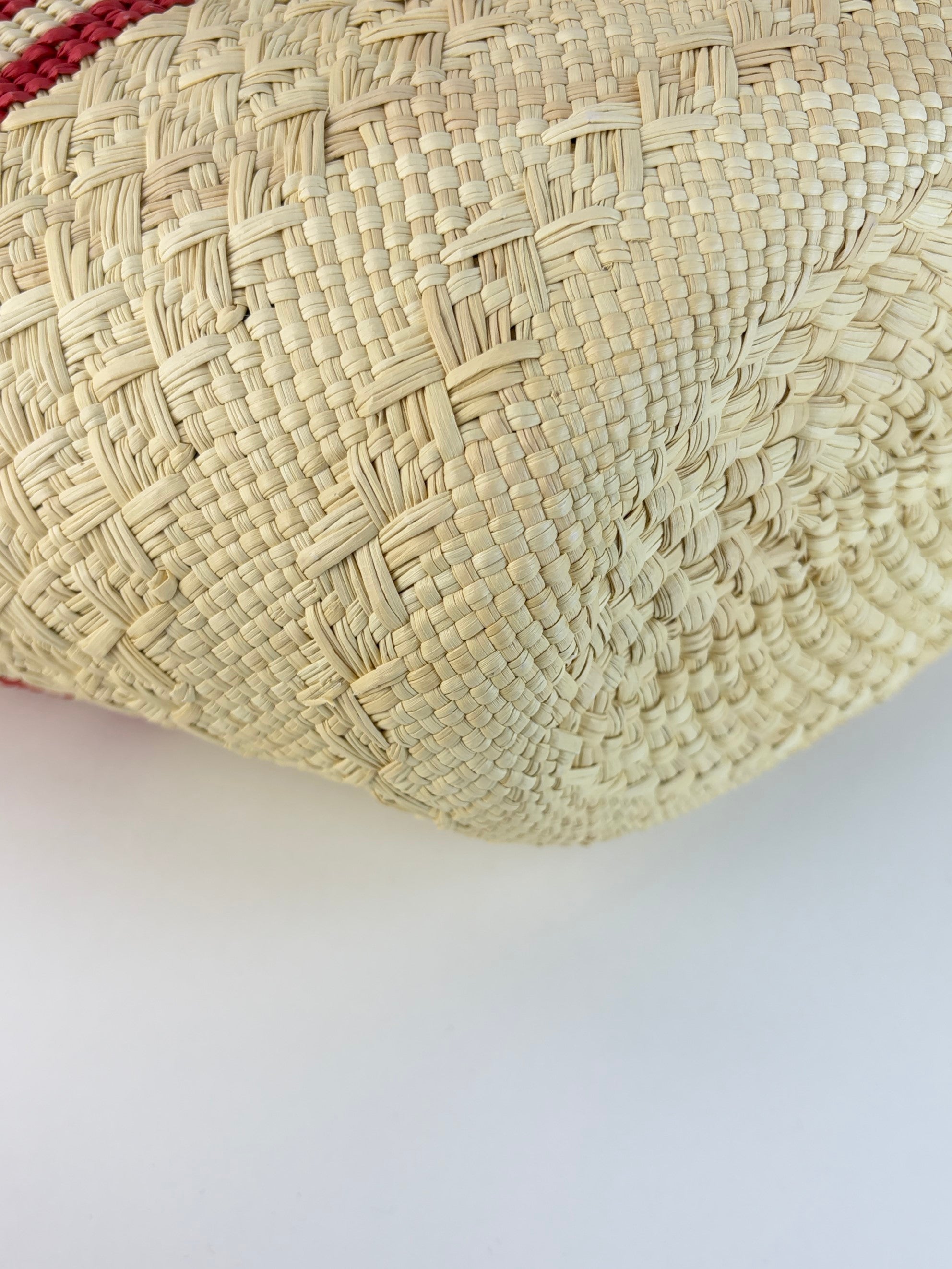 Loewe euro medium anagram raffia basket bag