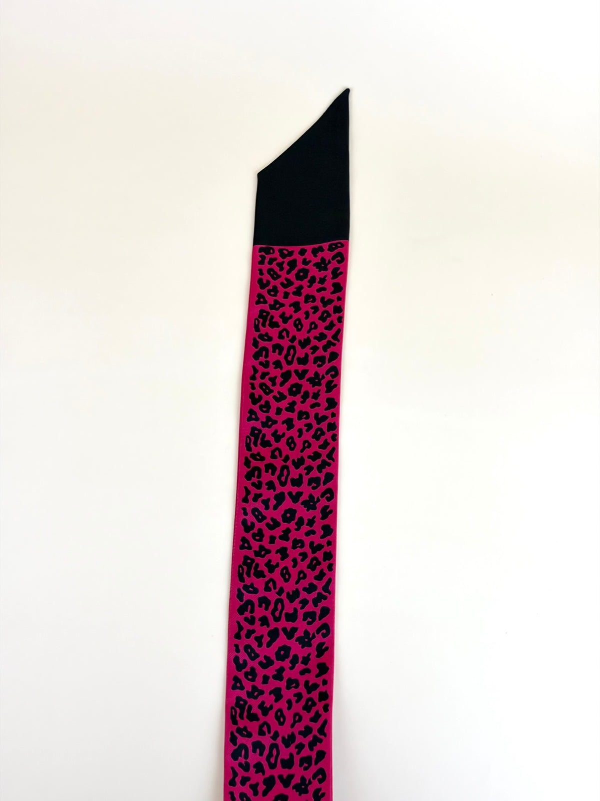Dior pink/black leopard animal print mitzah silk scarf