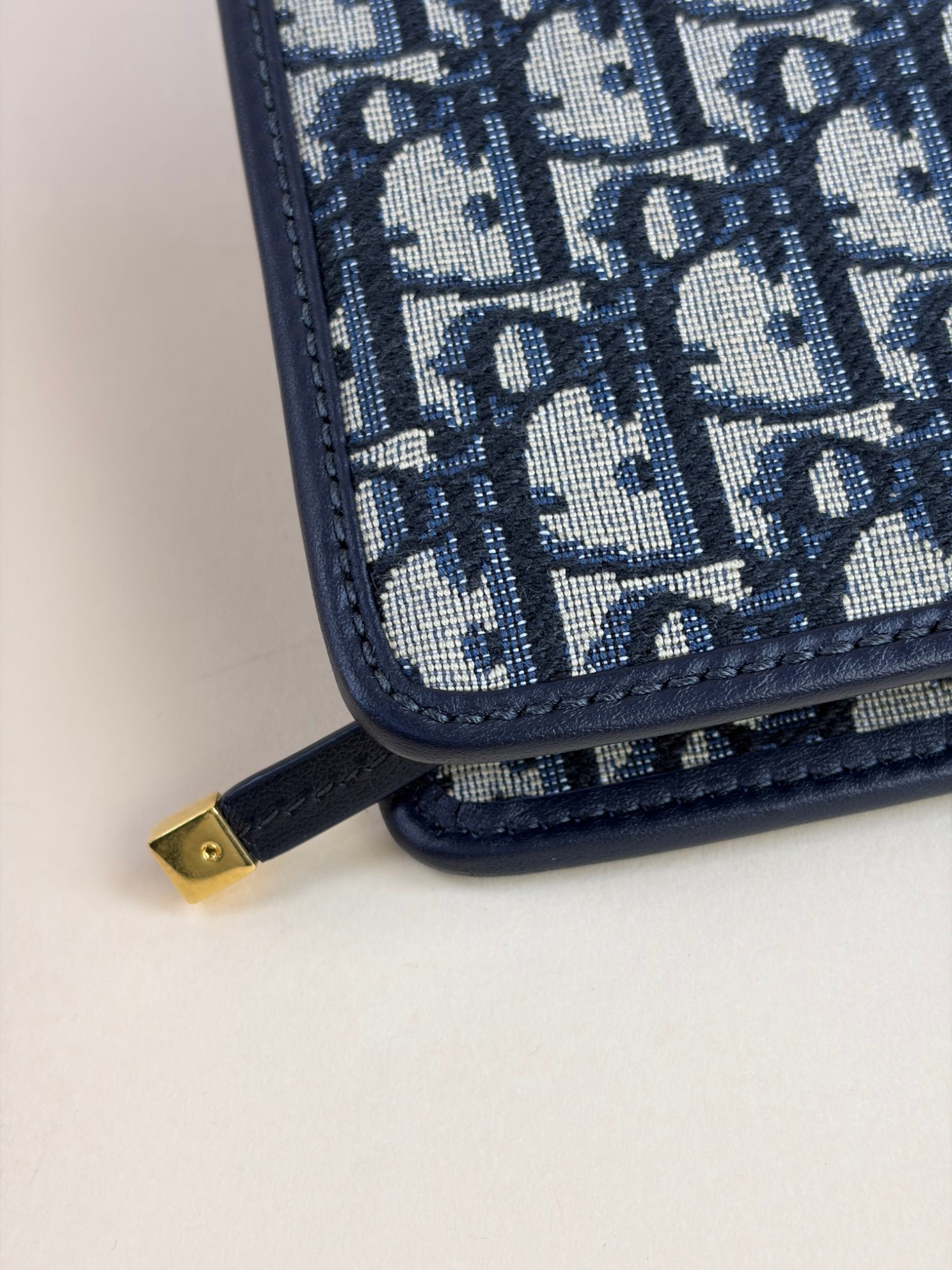 Christian Dior Blue 30 Montaigne Pouch