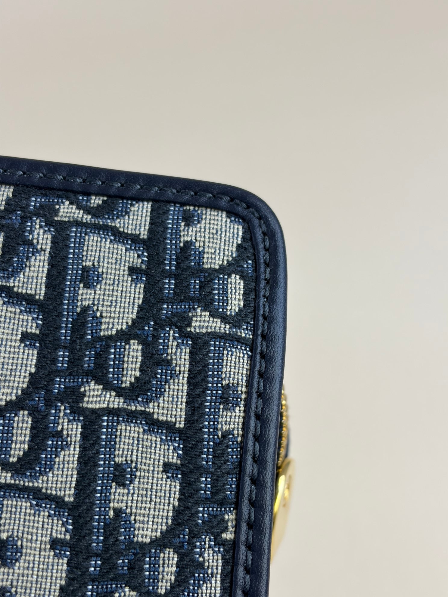 Christian Dior Blue 30 Montaigne Pouch