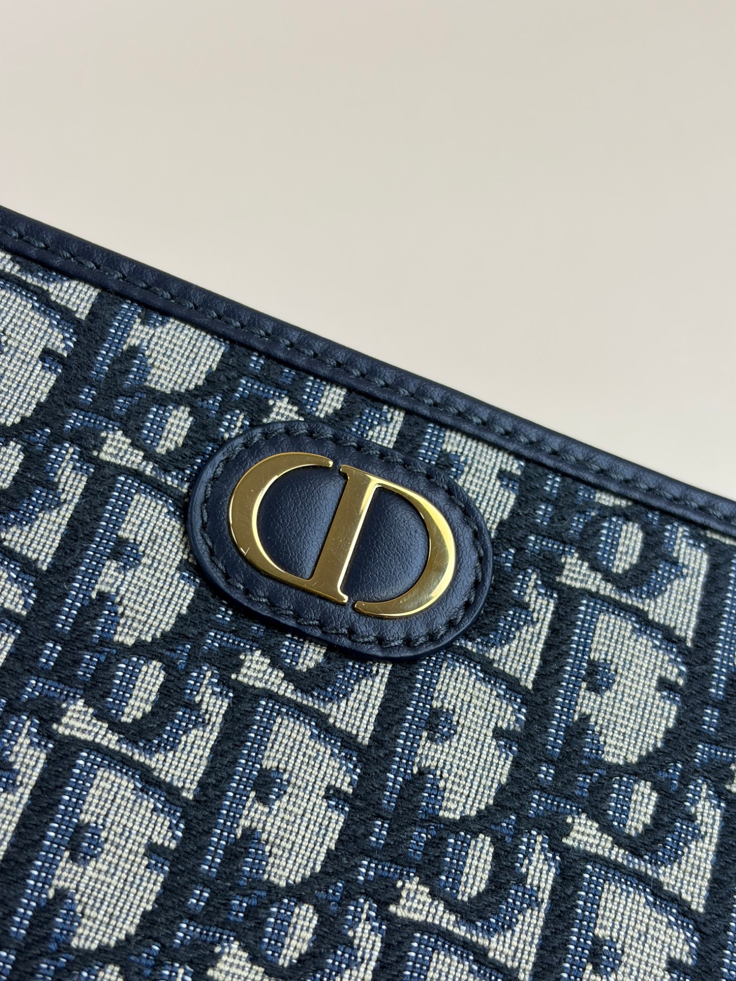 Christian Dior Blue 30 Montaigne Pouch