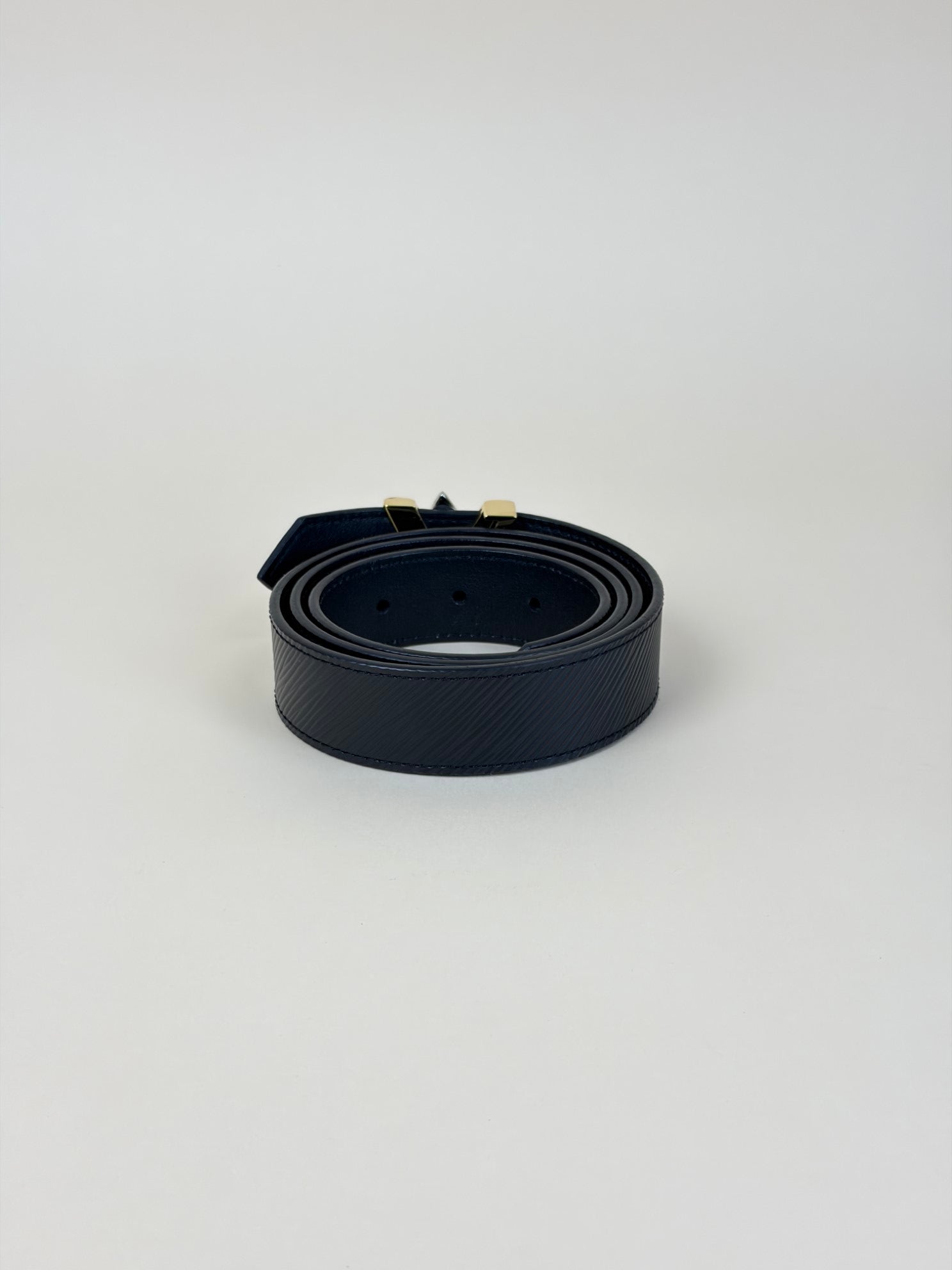 Louis Vuitton Black Twist 30mm Belt 36