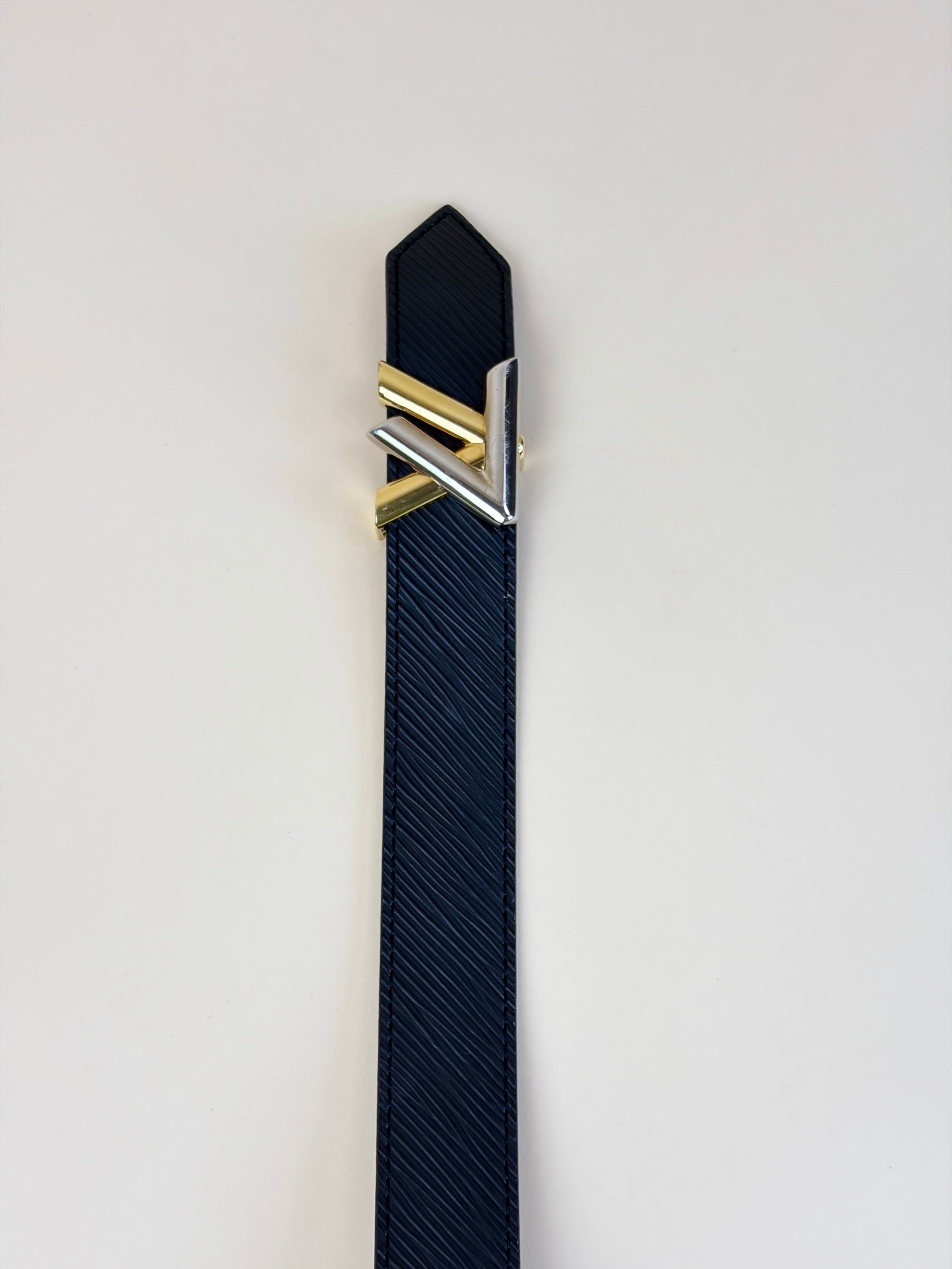 Louis Vuitton Black Twist 30mm Belt 36