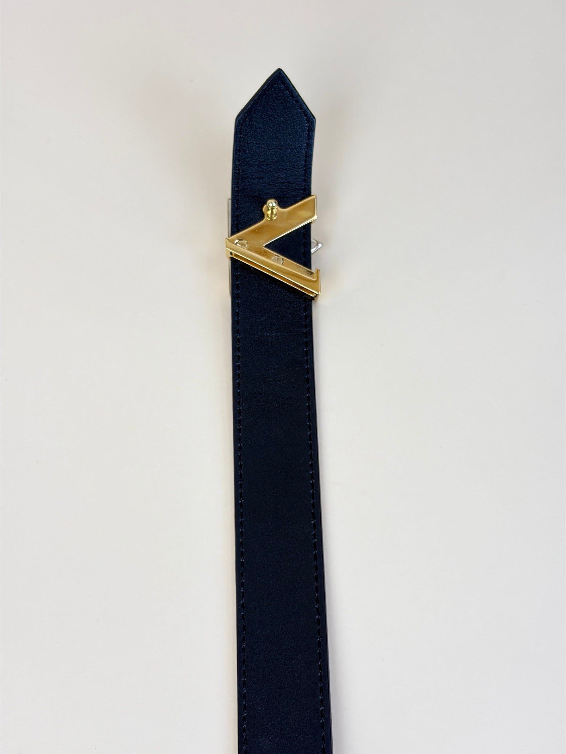 Louis Vuitton Black Twist 30mm Belt 36