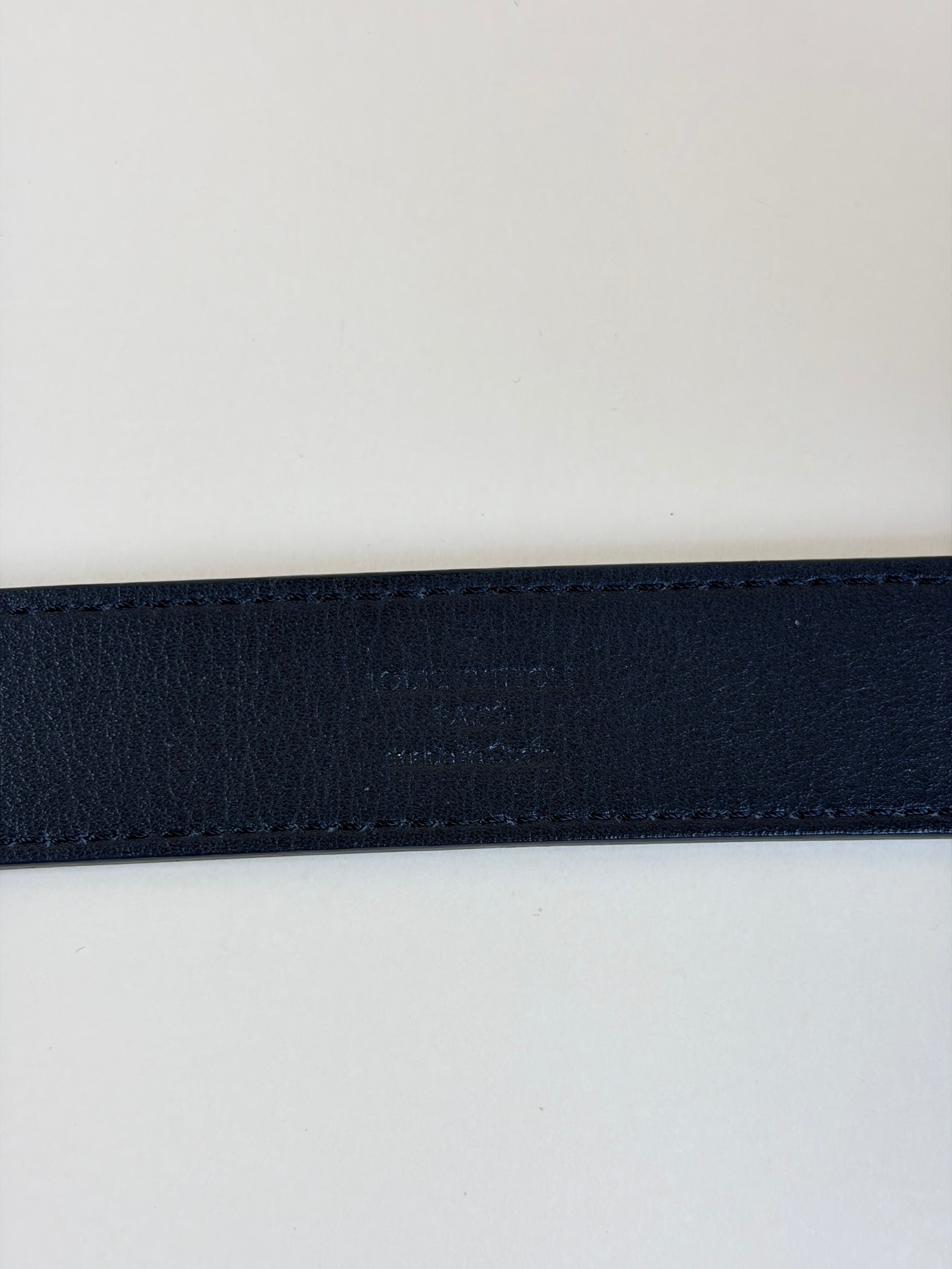 Louis Vuitton Black Twist 30mm Belt 36