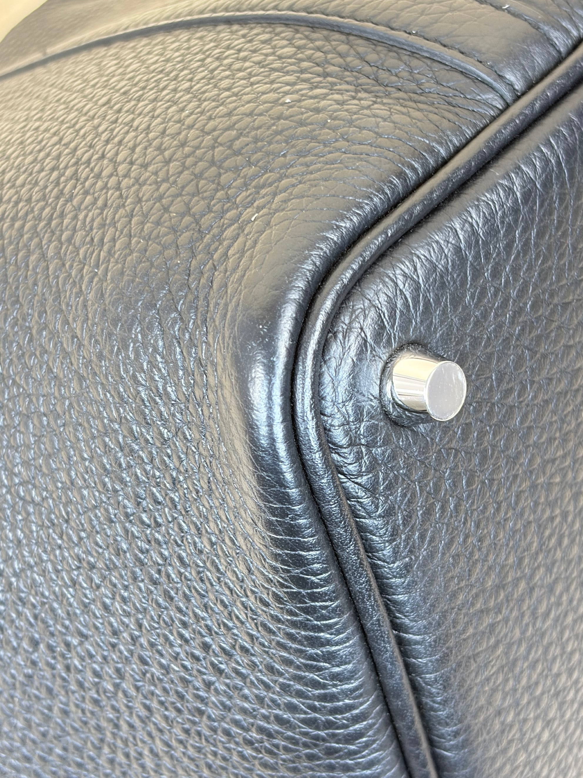 Hermes picotin lock 18 clemence leather noir