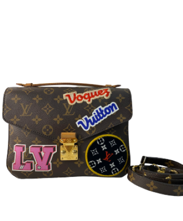 Louis Vuitton Monogram Ltd.Ed Patches Pochette Metis Crossbody Bag