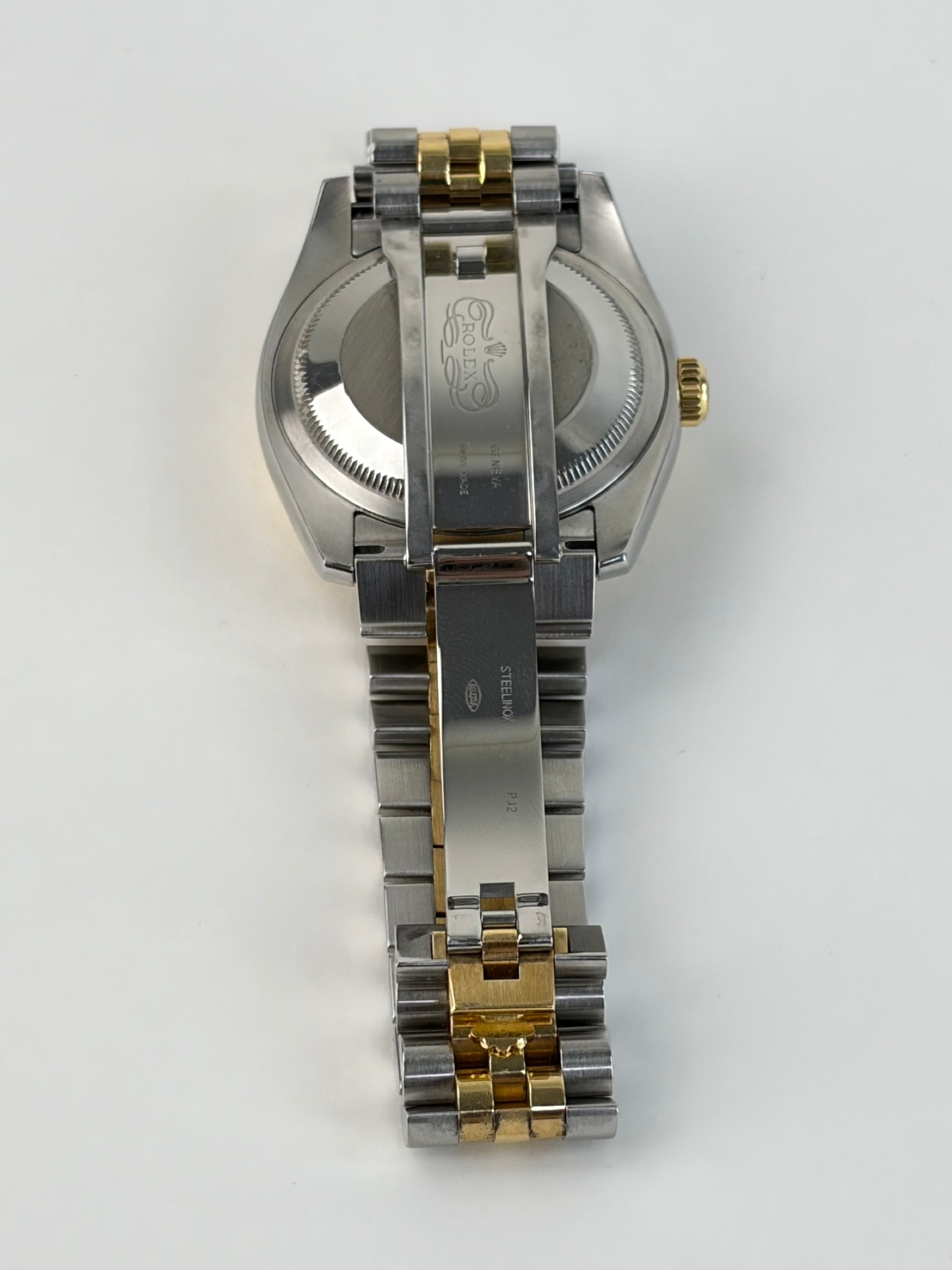 Rolex Oystersteel & Gold Datejust diamond dial 36mm Watch