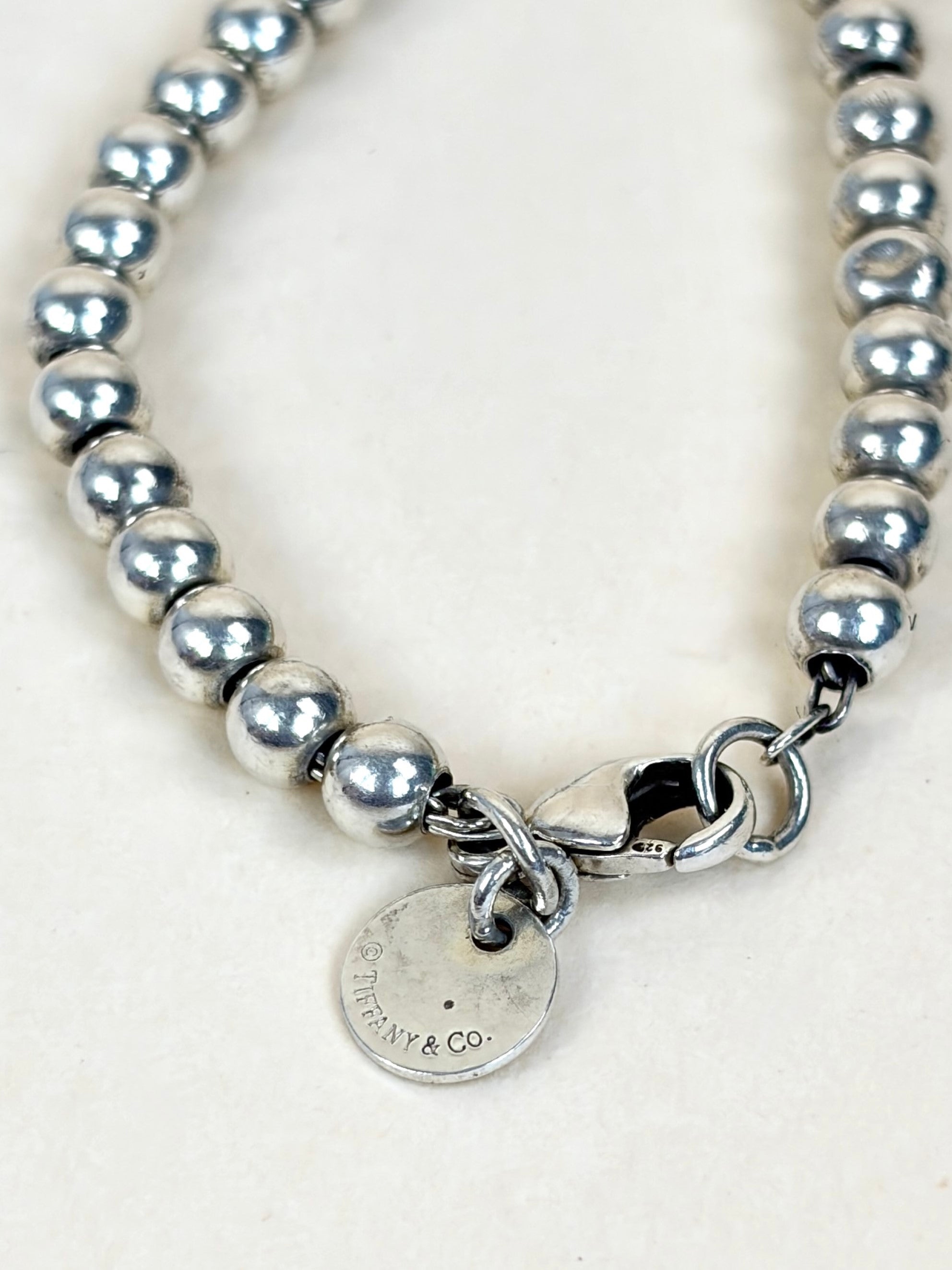 Tiffany & Co Mint Heart Tag Bead medium  Bracelet