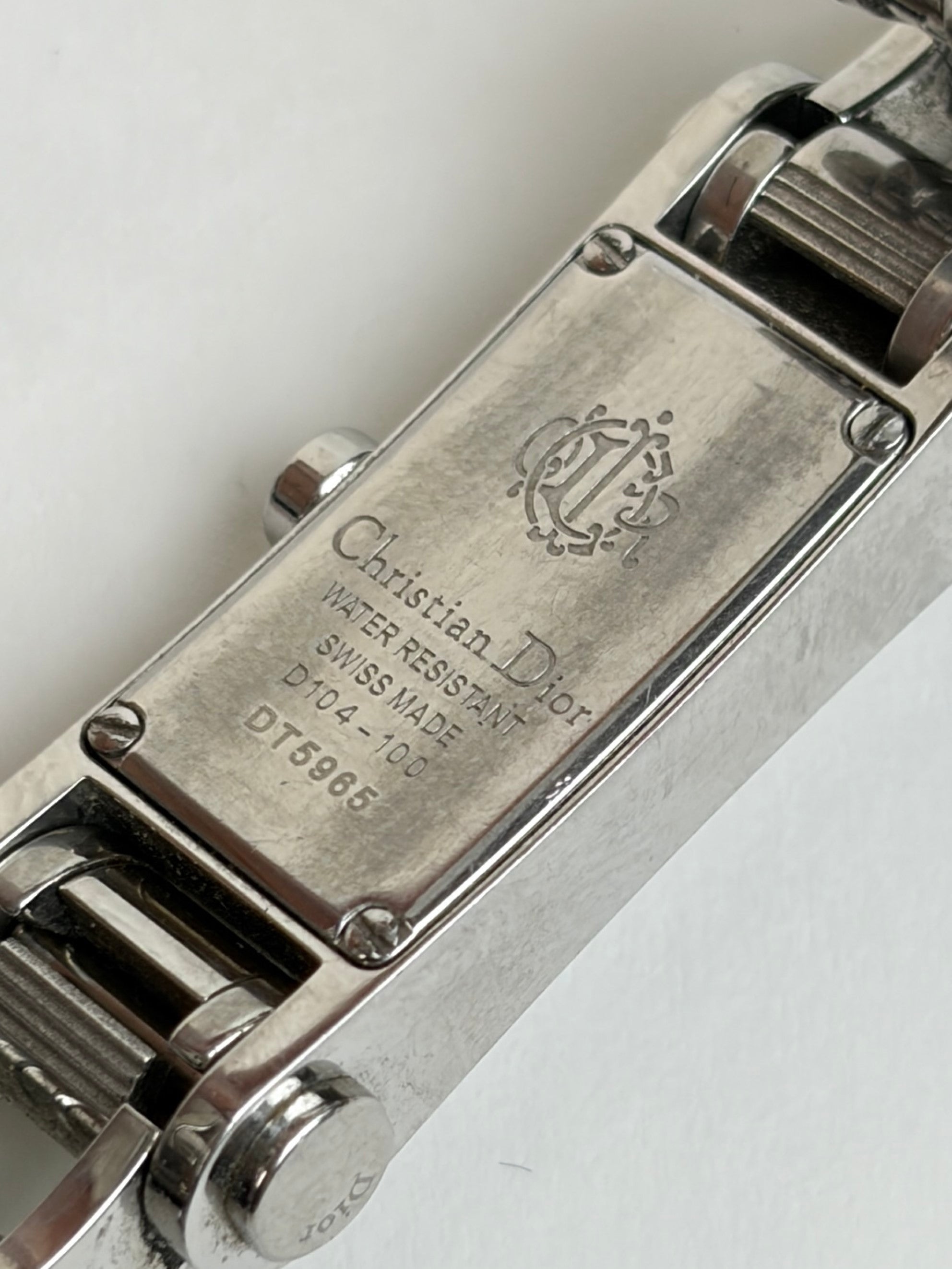 Dior Stainless Steel mirror dial chain watch