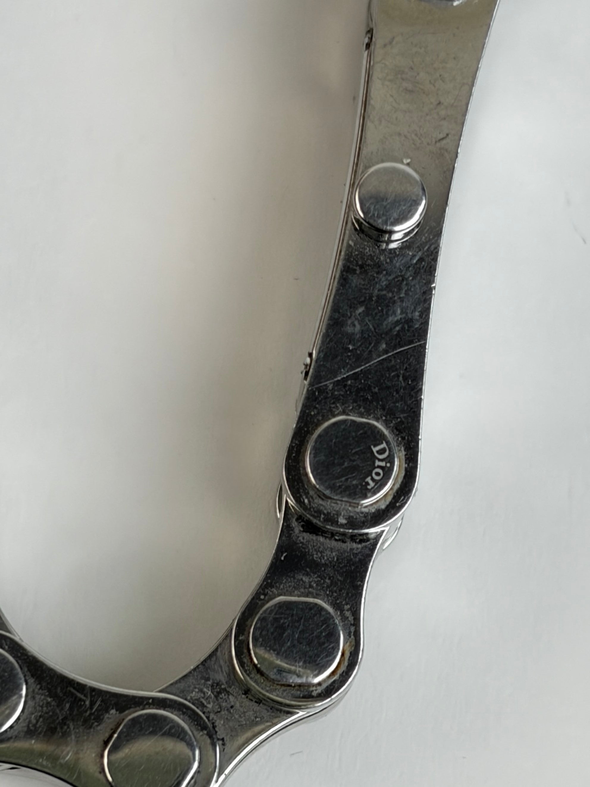 Dior Stainless Steel mirror dial chain watch