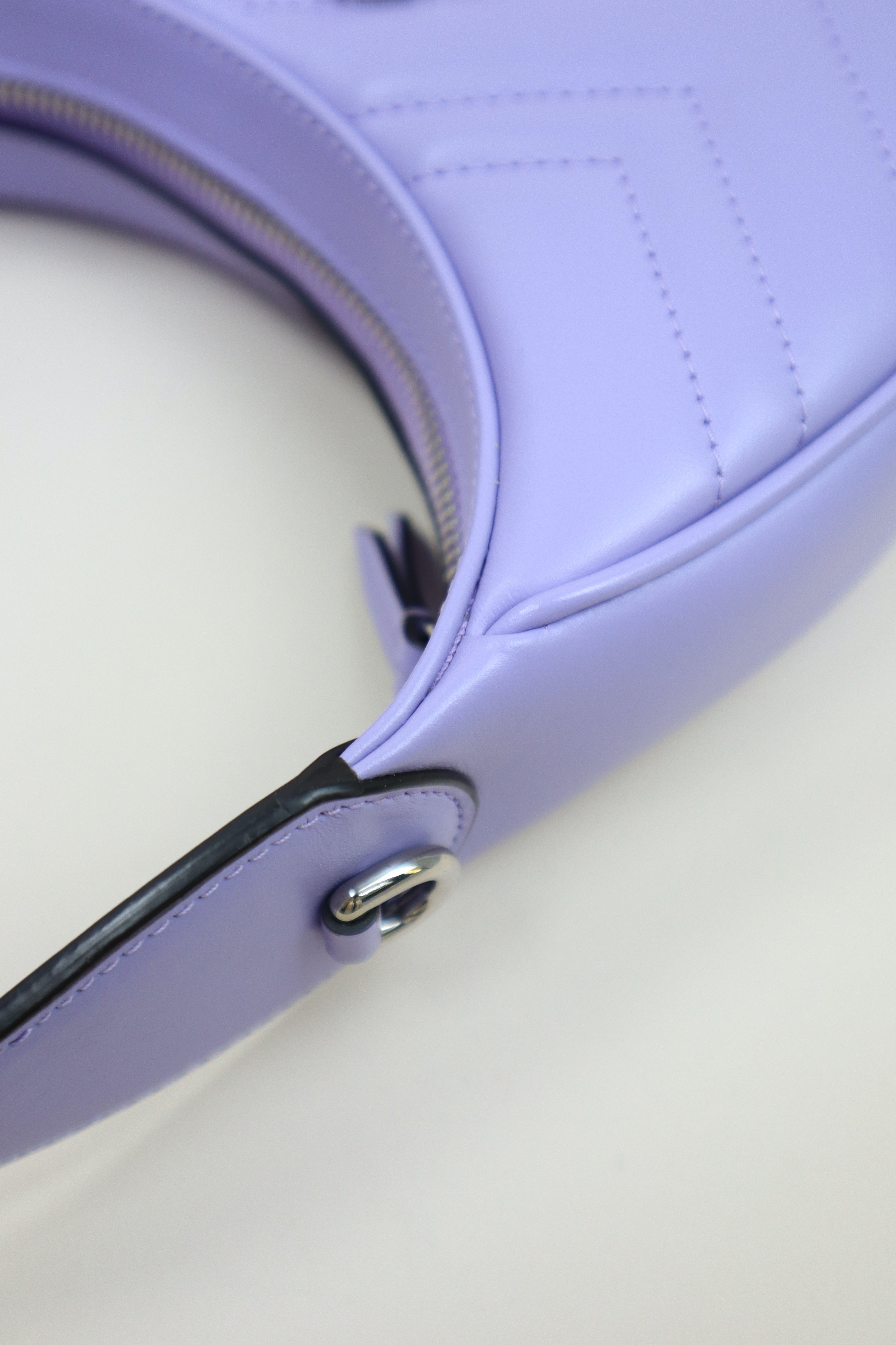 Gucci Purple Small Marmont Hobo Bag