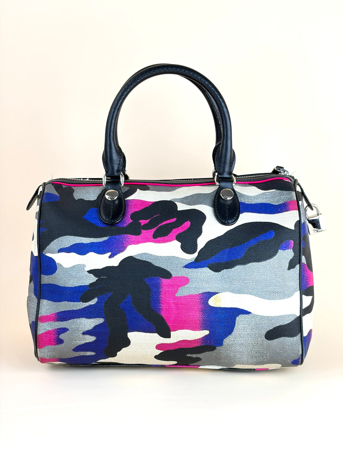 Louis Vuitton multicolor camouflage canvas Anselm Rayle Boston bag