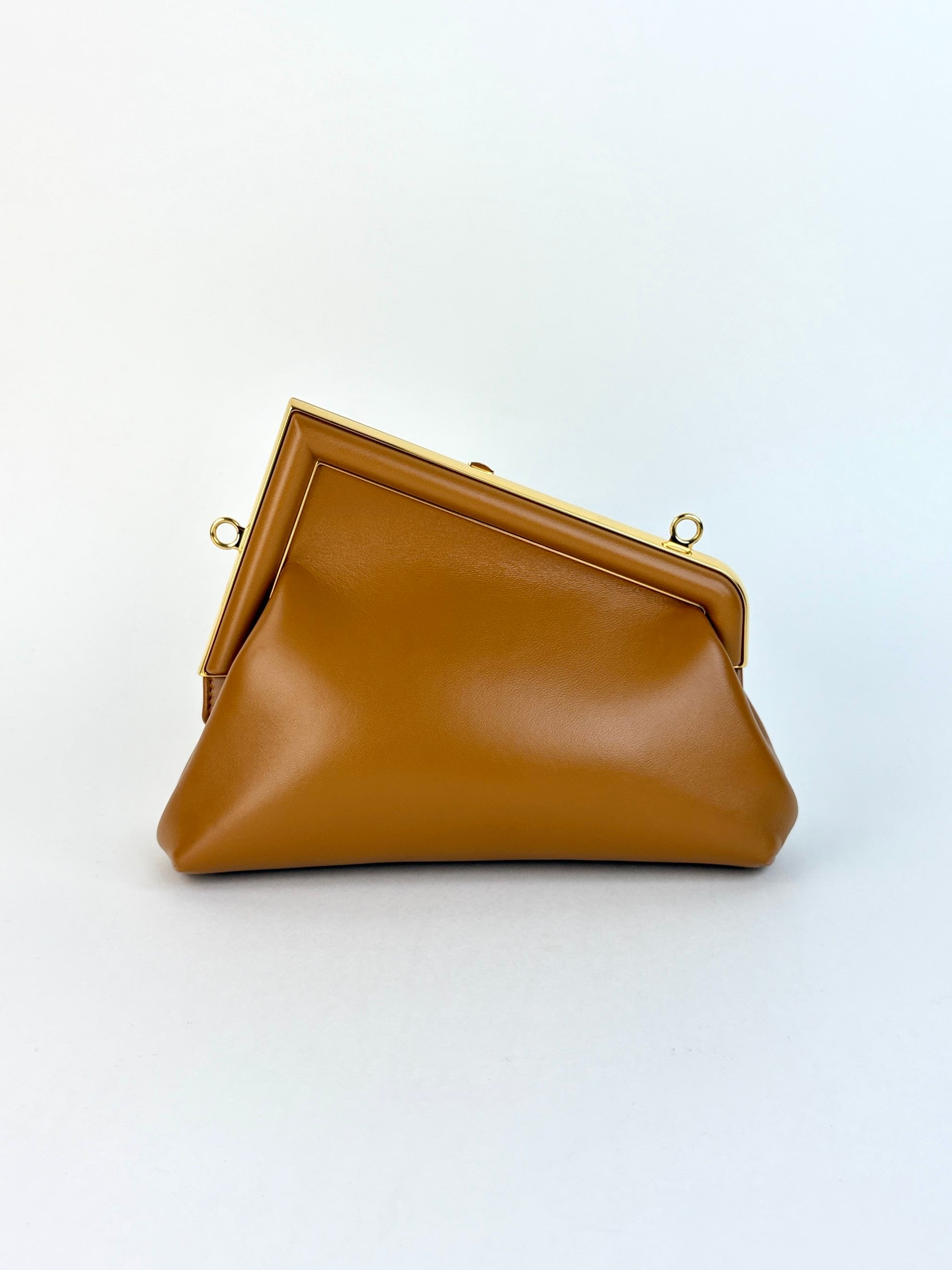 Fendi camel Nappa leather First Small Bag
