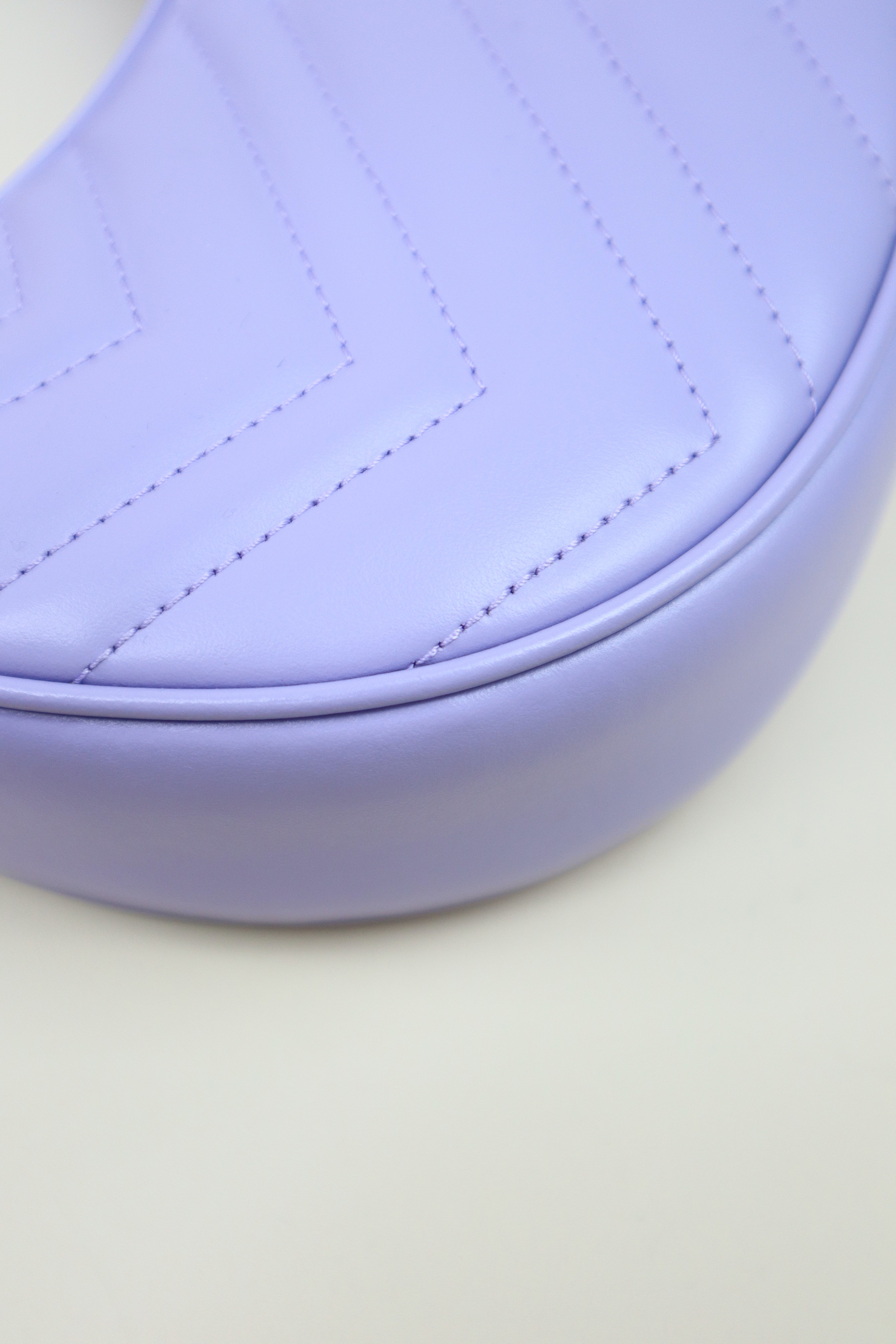 Gucci Purple Small Marmont Hobo Bag