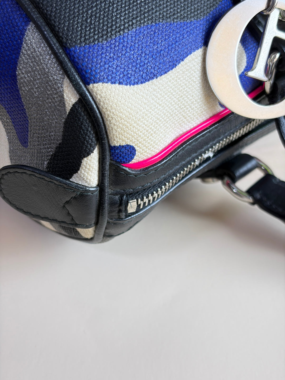 Louis Vuitton multicolor camouflage canvas Anselm Rayle Boston bag