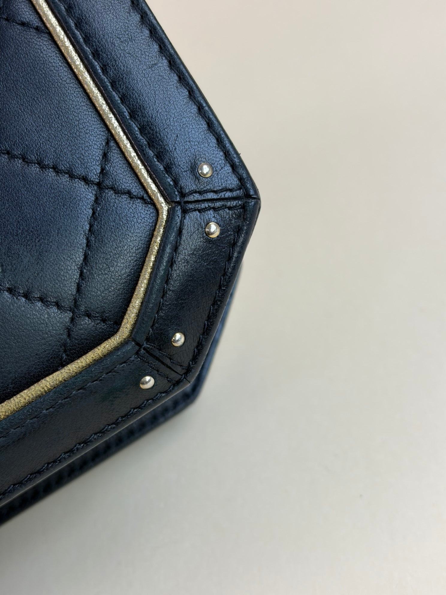 Chanel Black Octagon CC Clasp Flap Bag