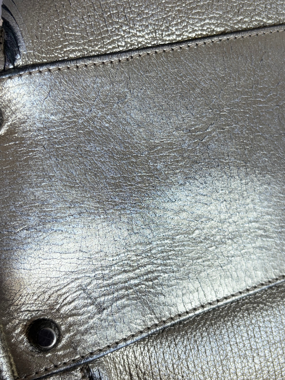 Burberry prorsum gold metallic shoulder bag
